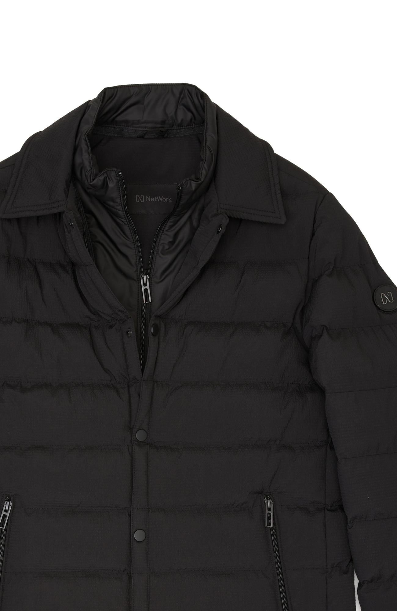Network Erkek Siyah Coat Ceket