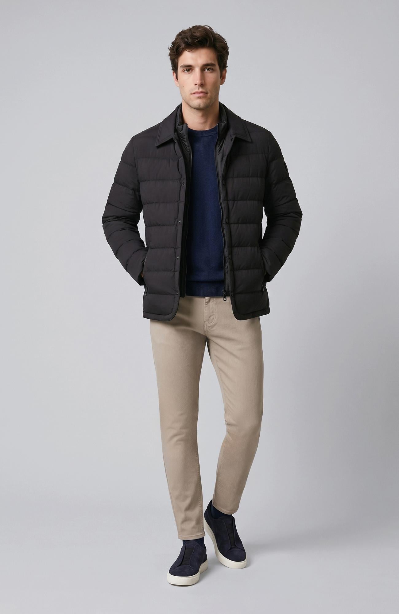 Network Erkek Siyah Coat Ceket