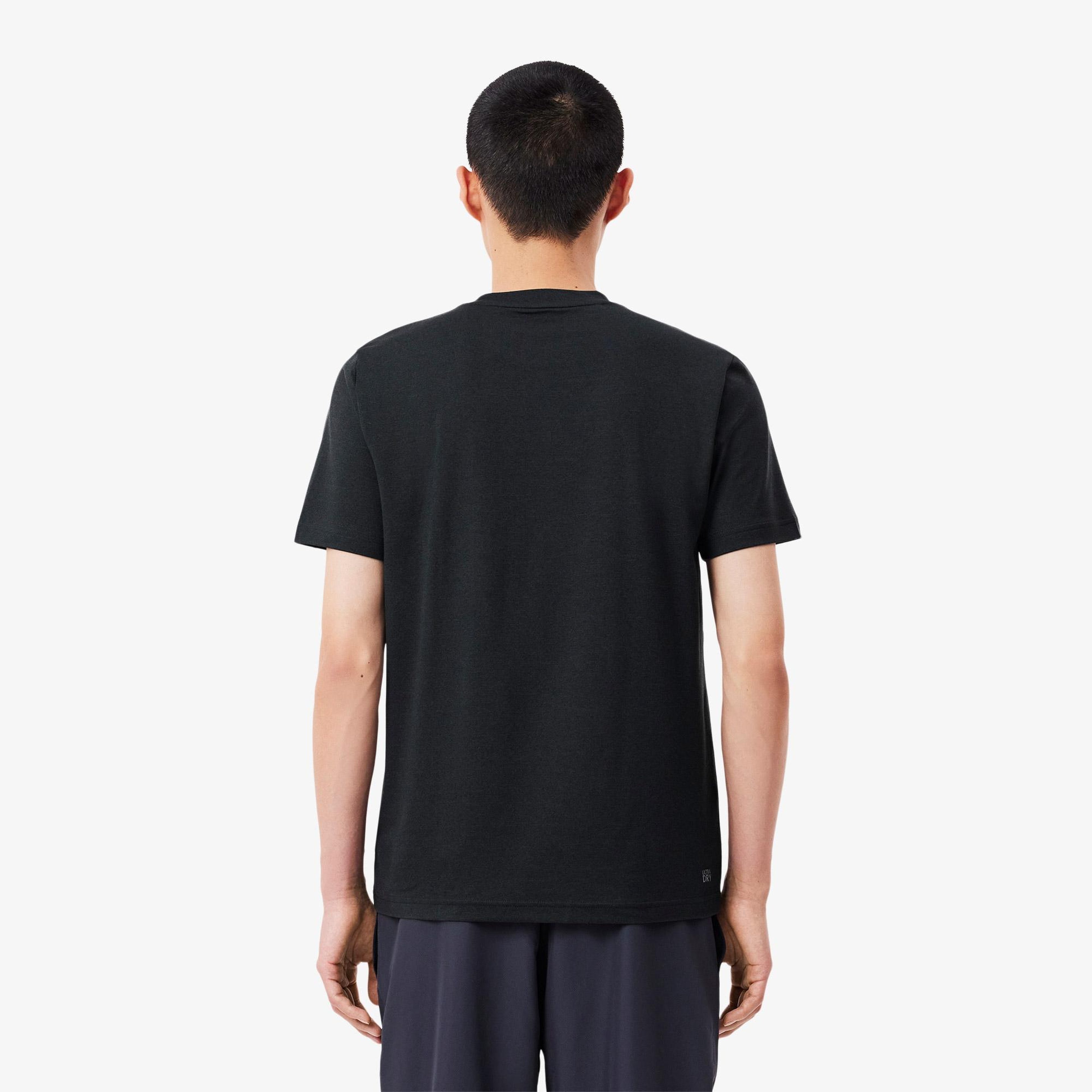 Lacoste Classic Erkek Siyah Tenis T-Shirt
