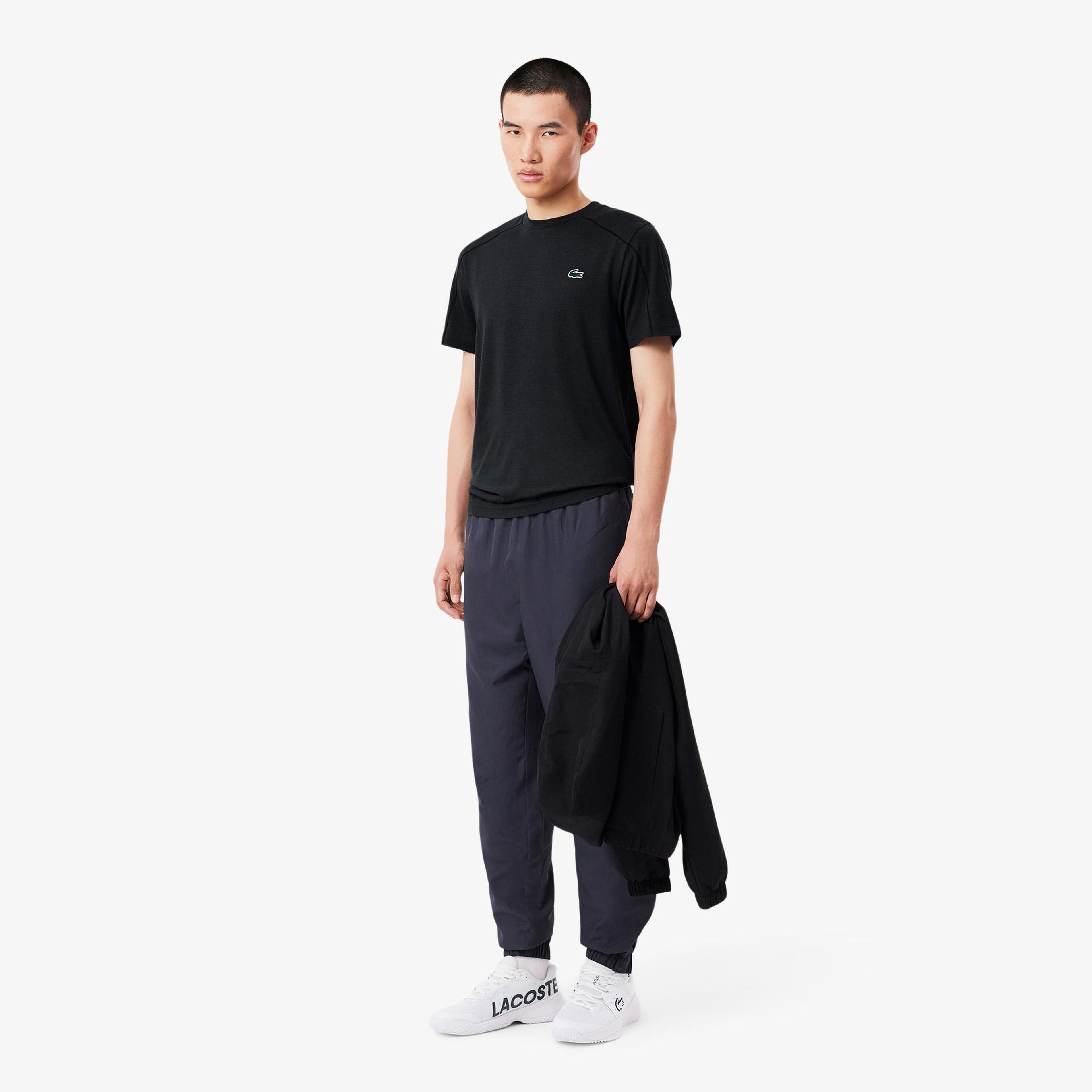 Lacoste Classic Erkek Siyah Tenis T-Shirt