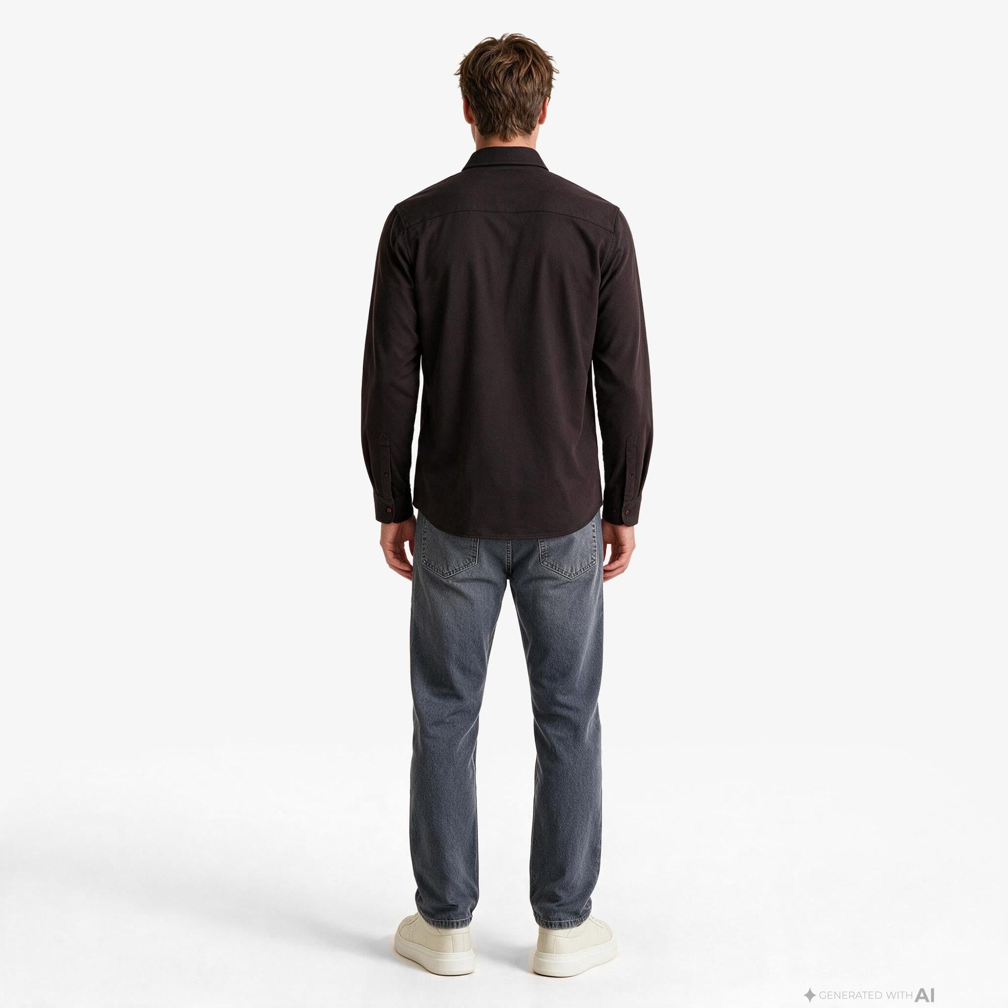 Nautica Erkek Kahverengi Regular Fit Gömlek
