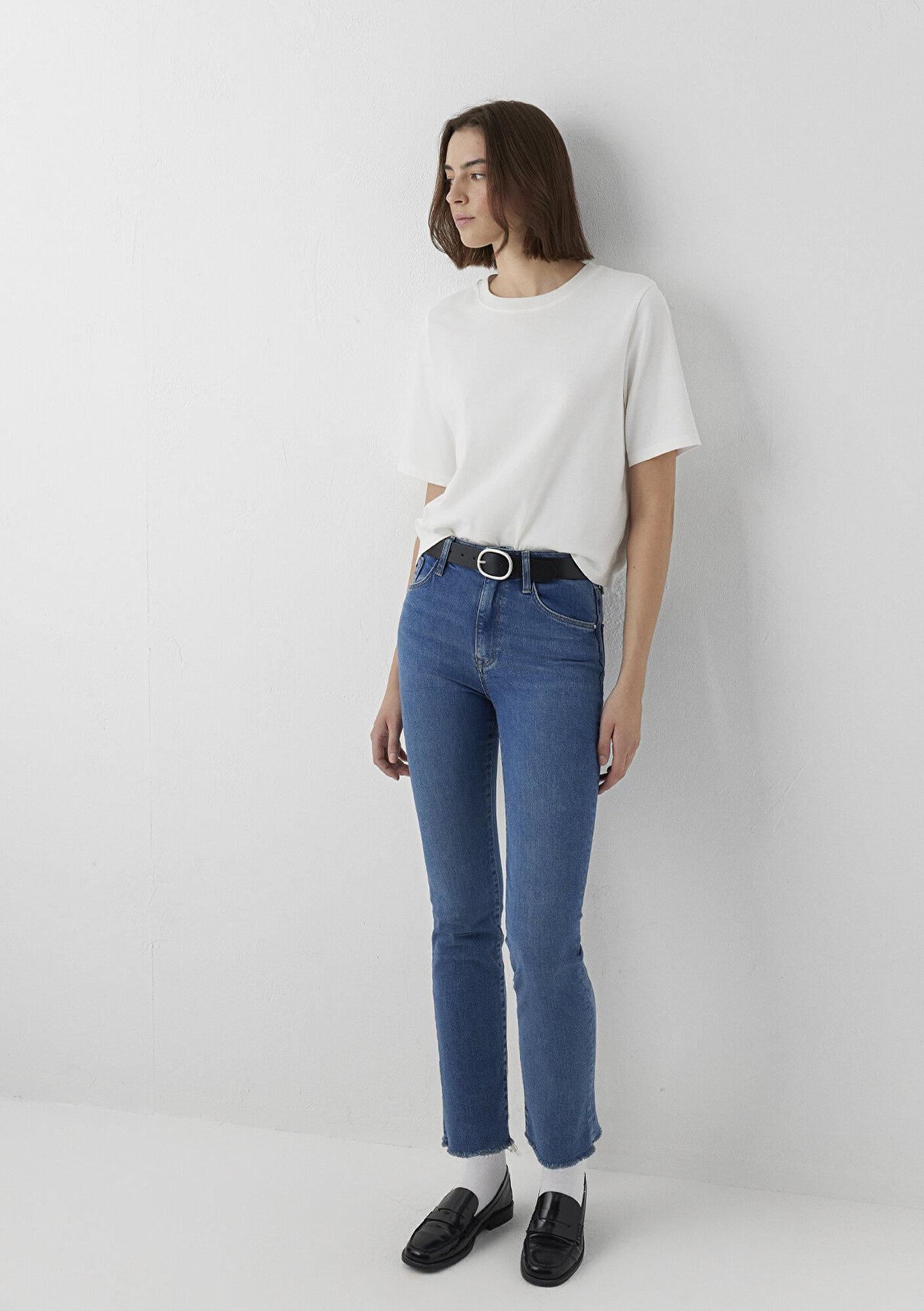 Mavi Vıola Premium Blue Puslu Indigo Mavisi Jean Pantolon 101048-A3794