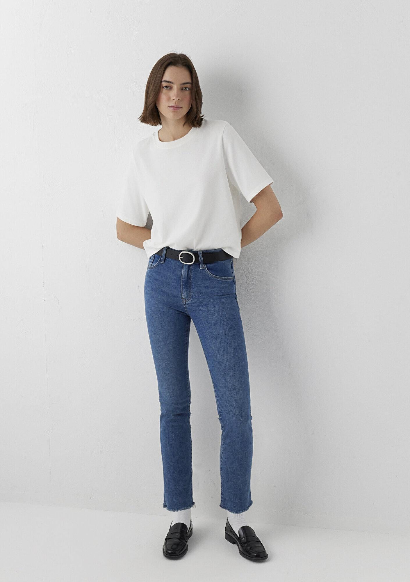 Mavi Vıola Premium Blue Puslu Indigo Mavisi Jean Pantolon 101048-A3794