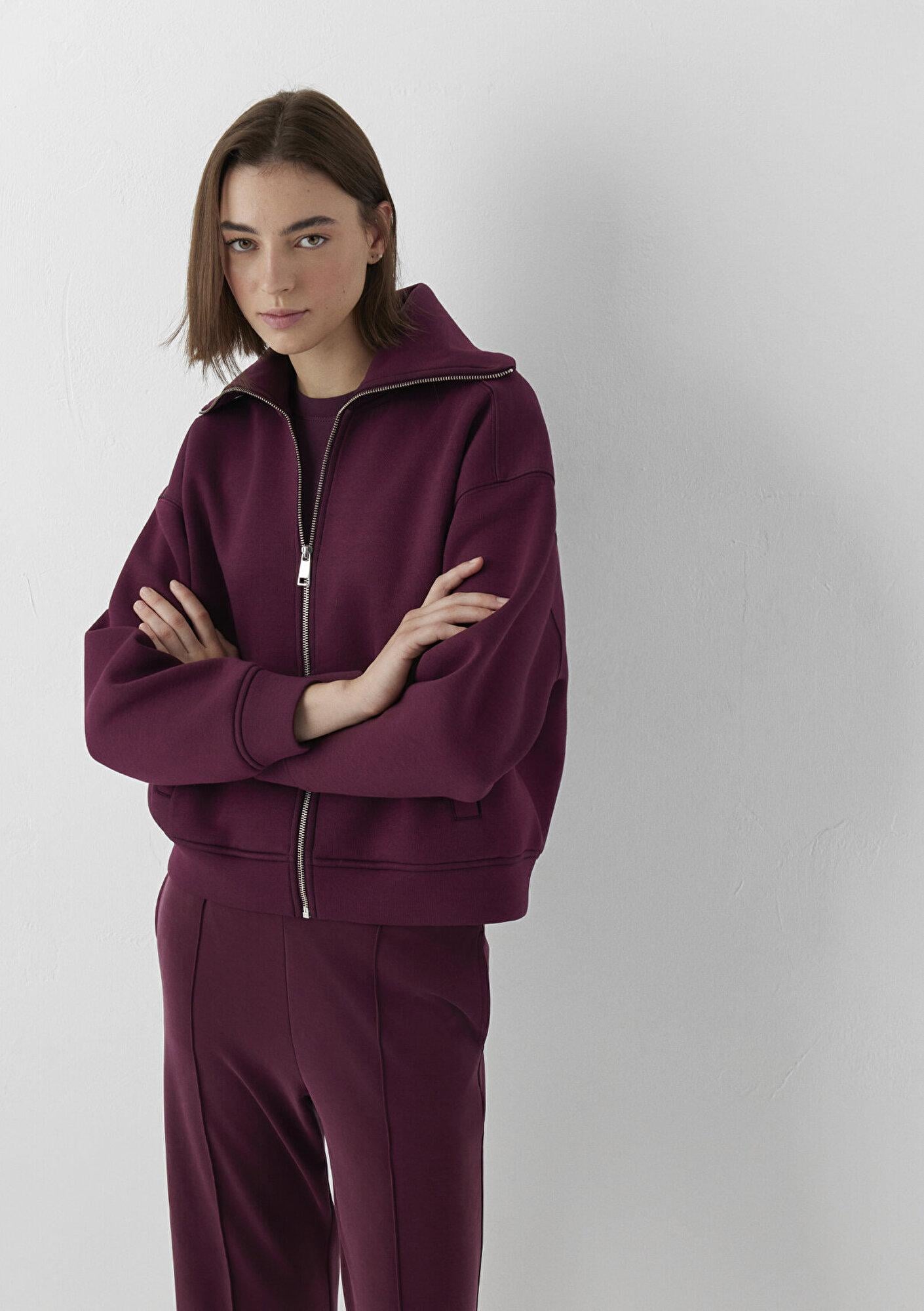 Mavi Mavi Sporty Lux Bordo Sweatshirt 1S10295-87830