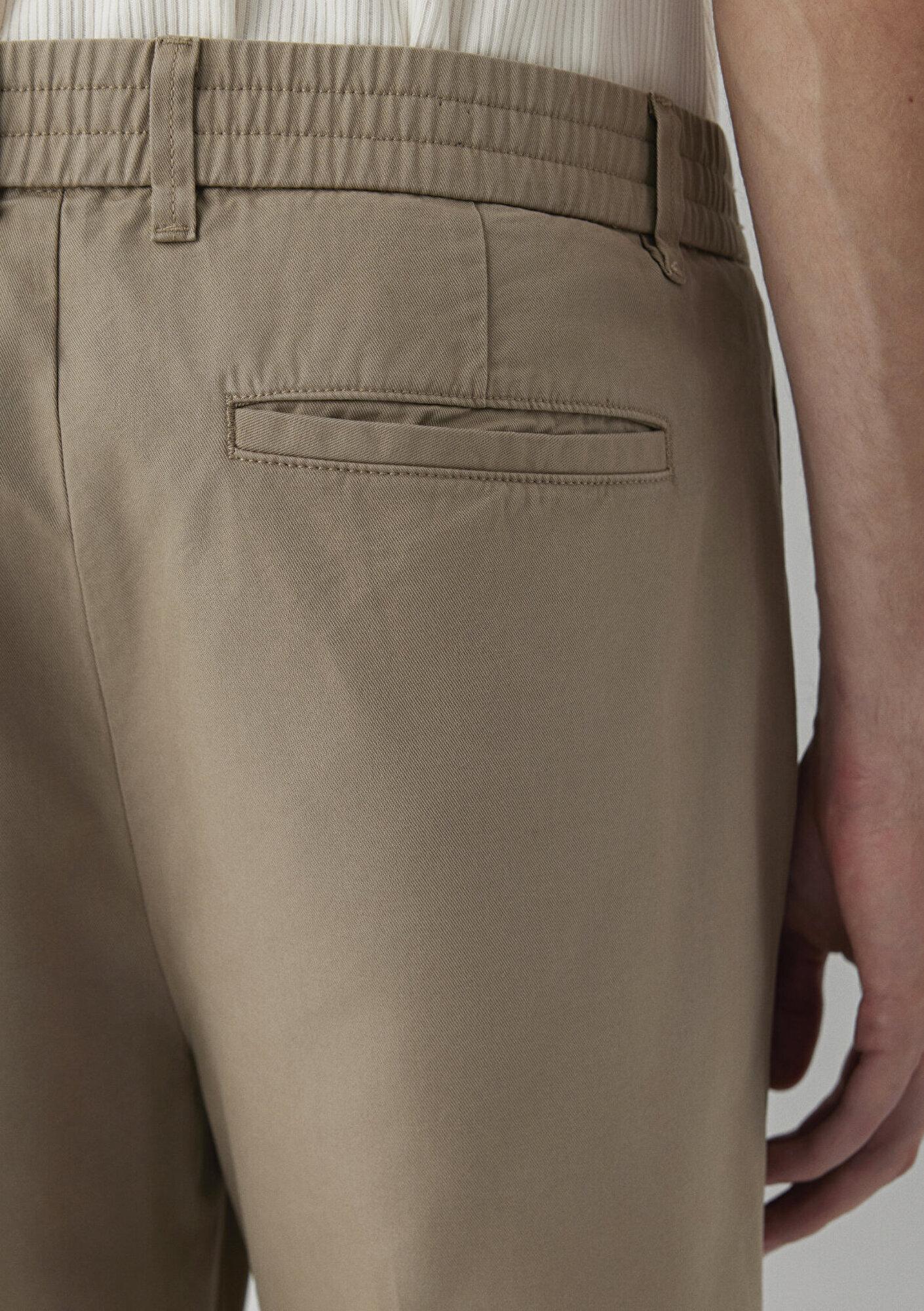 Mavi Liyosel Karışımlı Bej Jogger Pantolon 0010629-80656