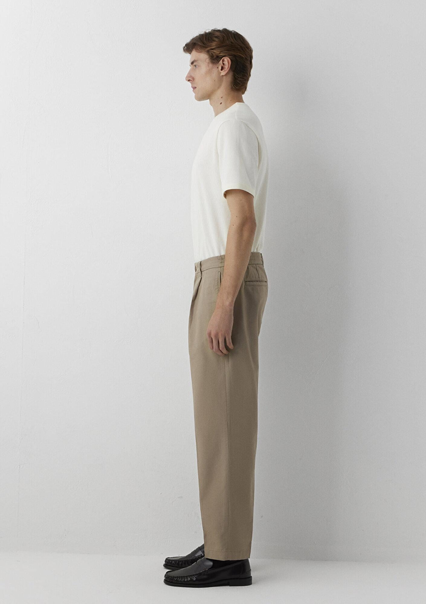 Mavi Liyosel Karışımlı Bej Jogger Pantolon 0010629-80656