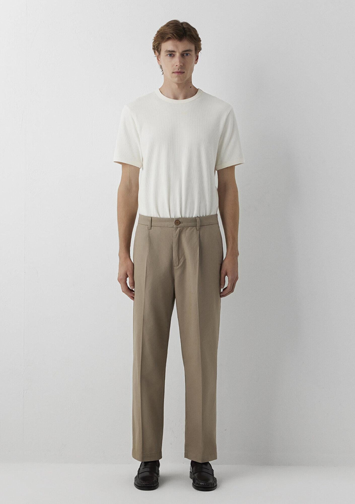 Mavi Liyosel Karışımlı Bej Jogger Pantolon 0010629-80656
