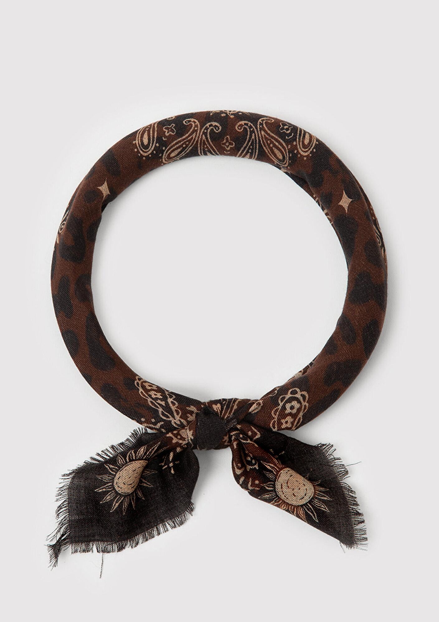 Mavi Kahverengi Bandana 1920023-25818