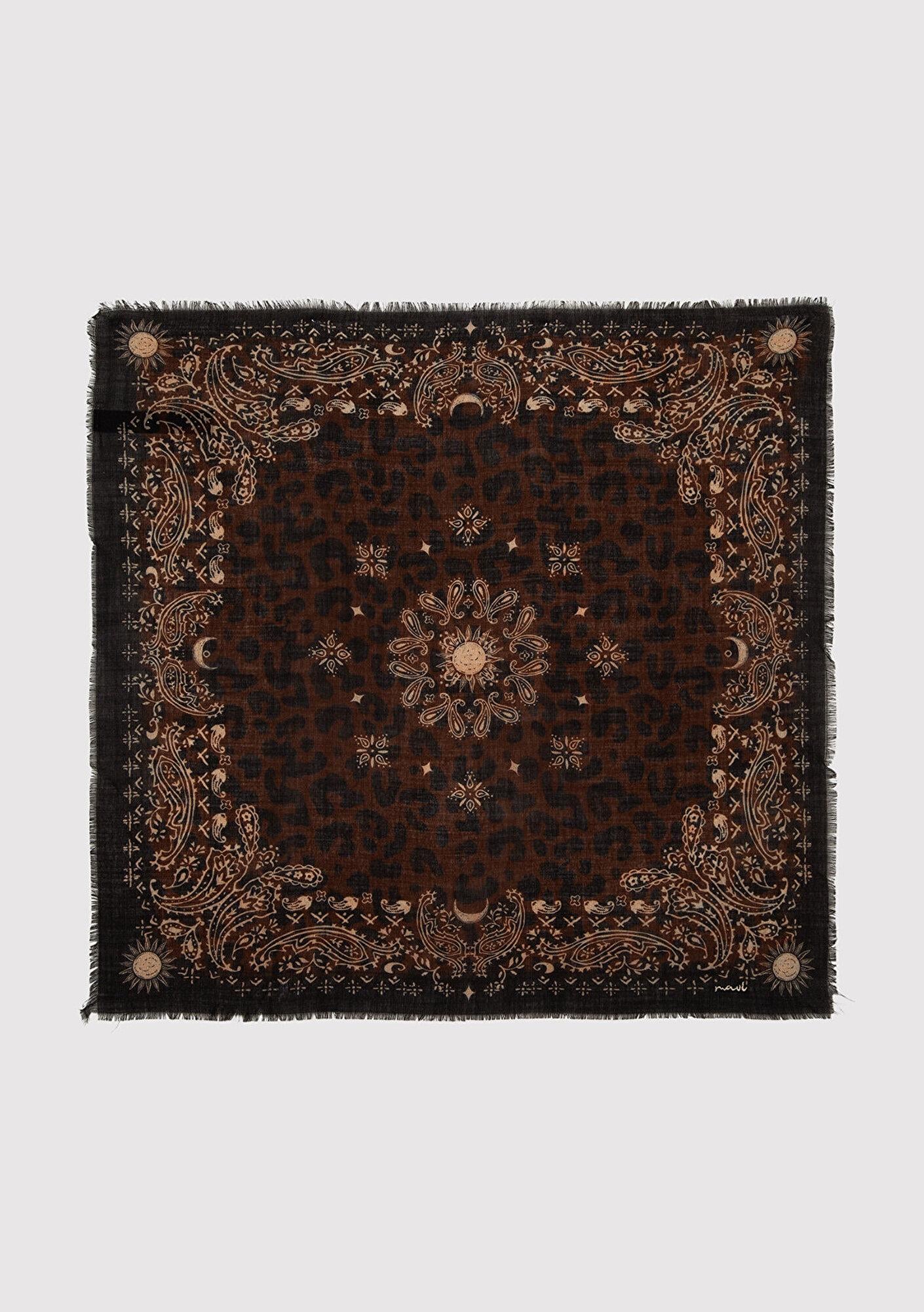 Mavi Kahverengi Bandana 1920023-25818