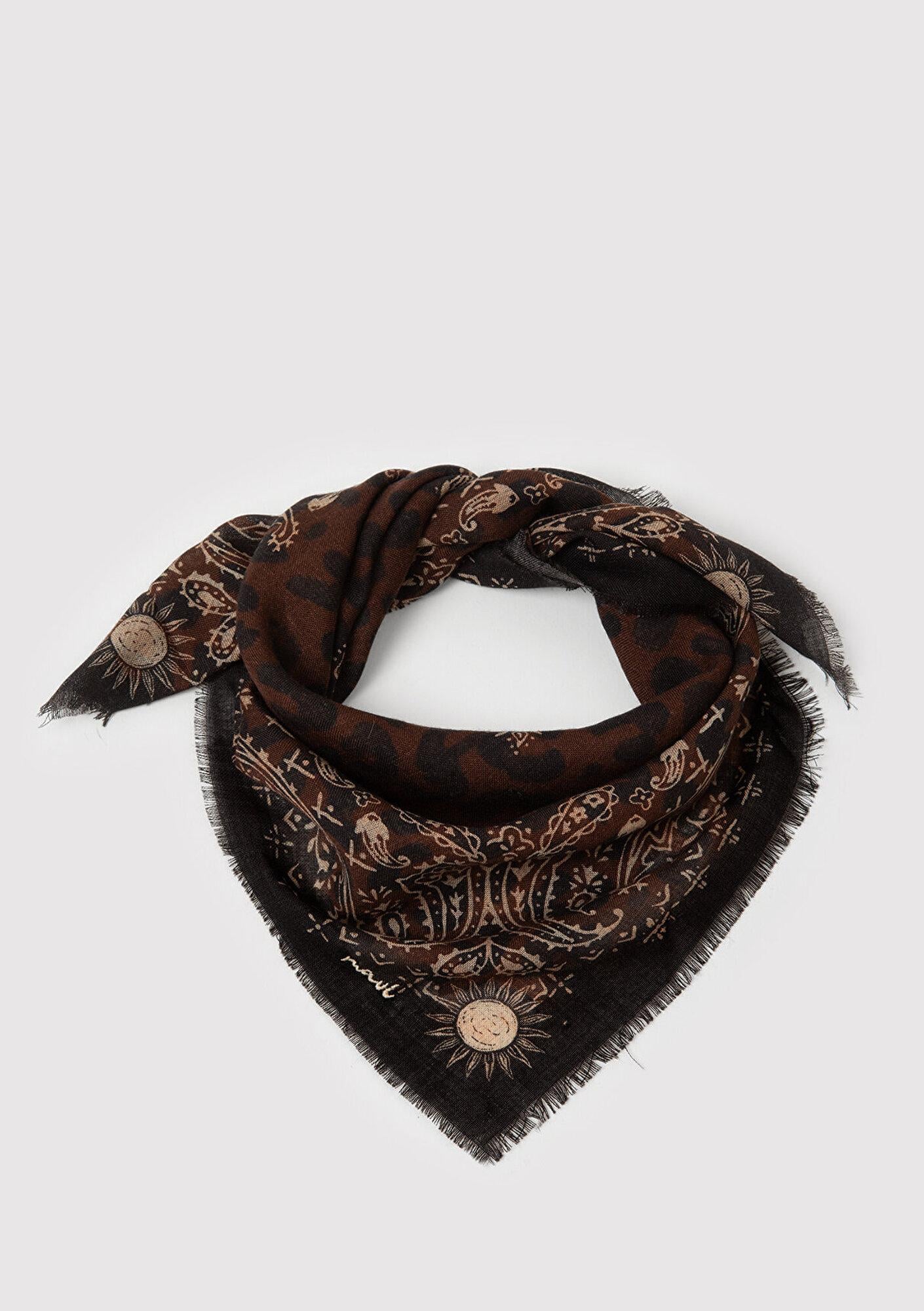 Mavi Kahverengi Bandana 1920023-25818