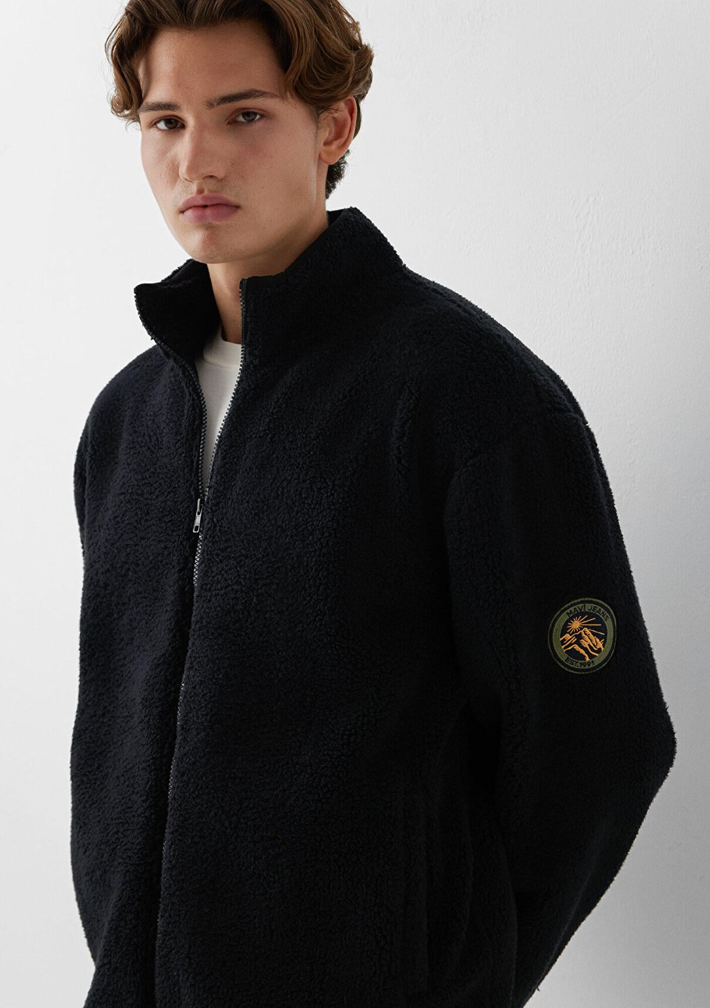 Mavi Mavi Logo Baskılı Siyah Sweatshirt 0S20134-900