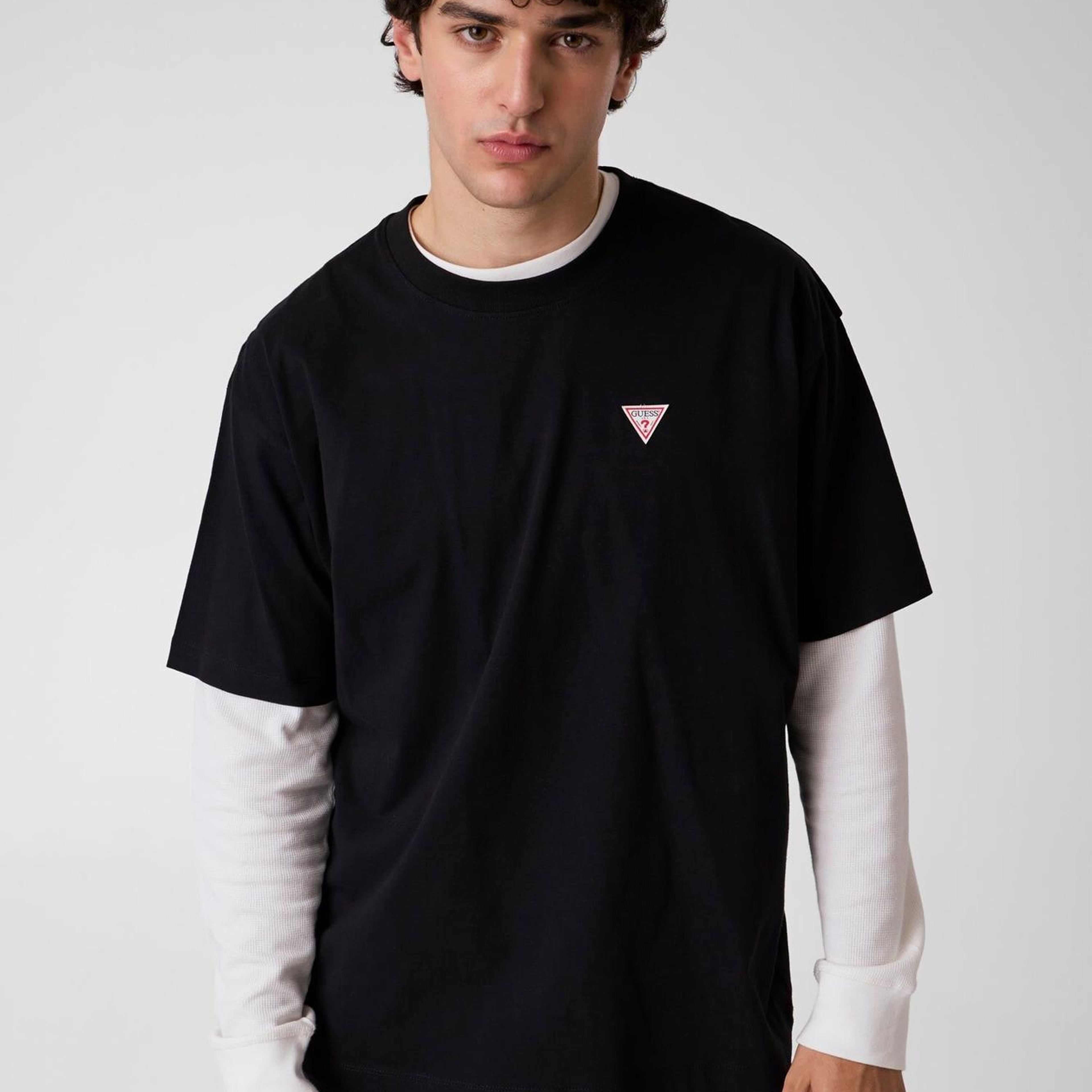Guess Jeans Erkek Oversize Fit T-shirt