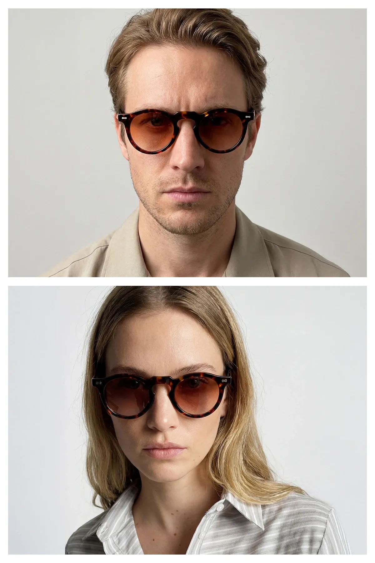 EOH4006 C2 Leopar Asetat Unisex Güneş Gözlüğü