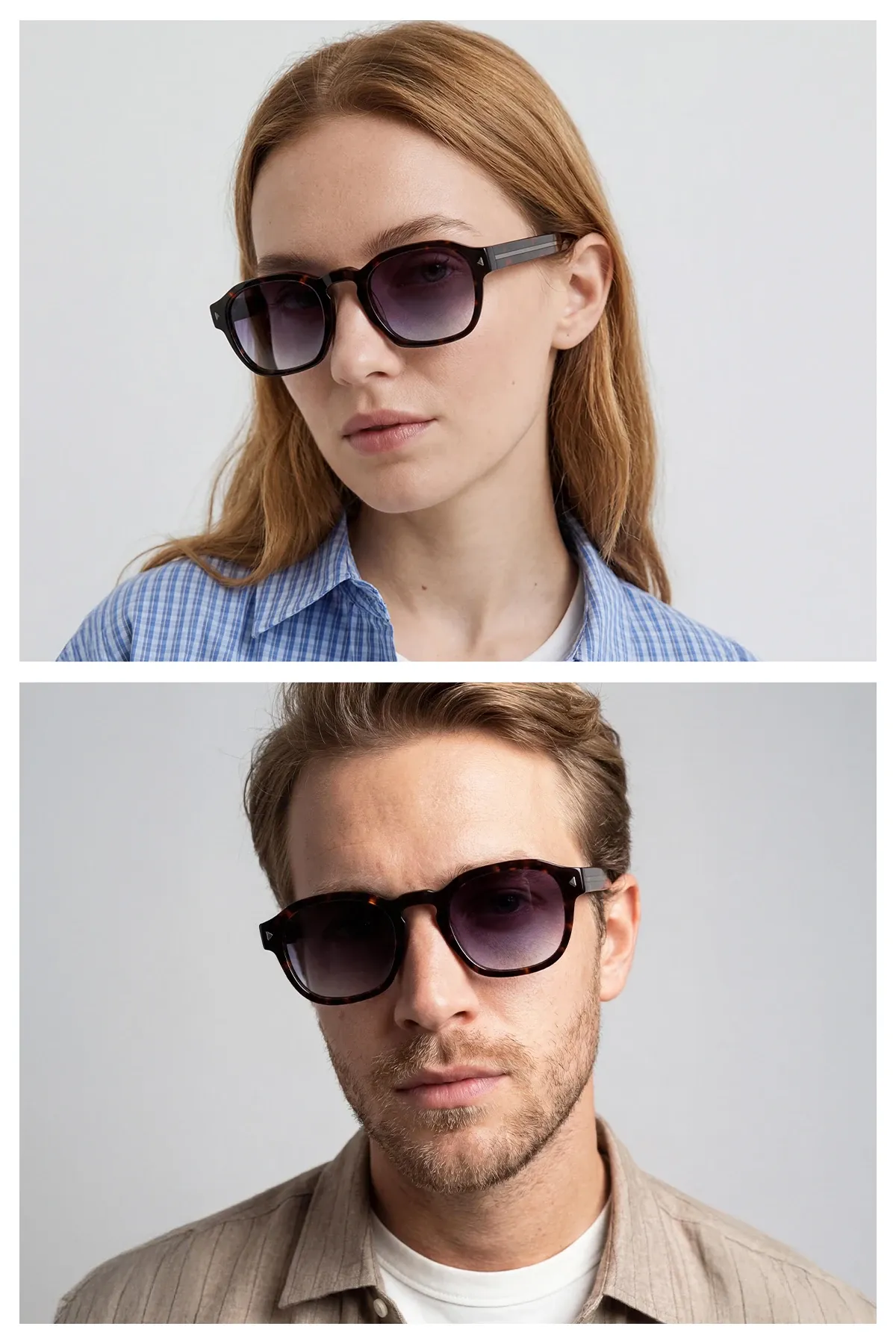 EOH4018 C2 Leopar Asetat Unisex Güneş Gözlüğü