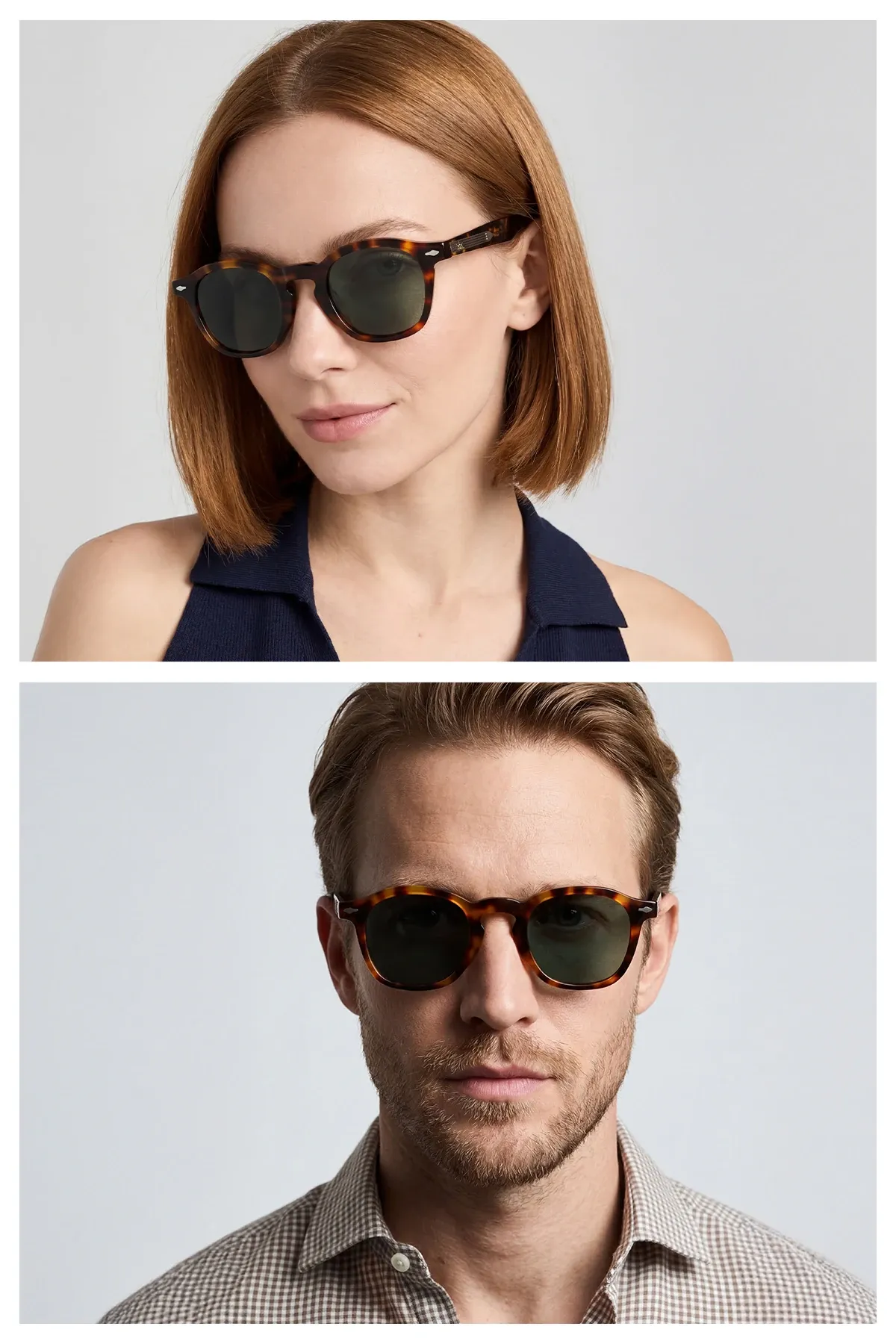 EOH4023 C3 Leopar Asetat Unisex Güneş Gözlüğü