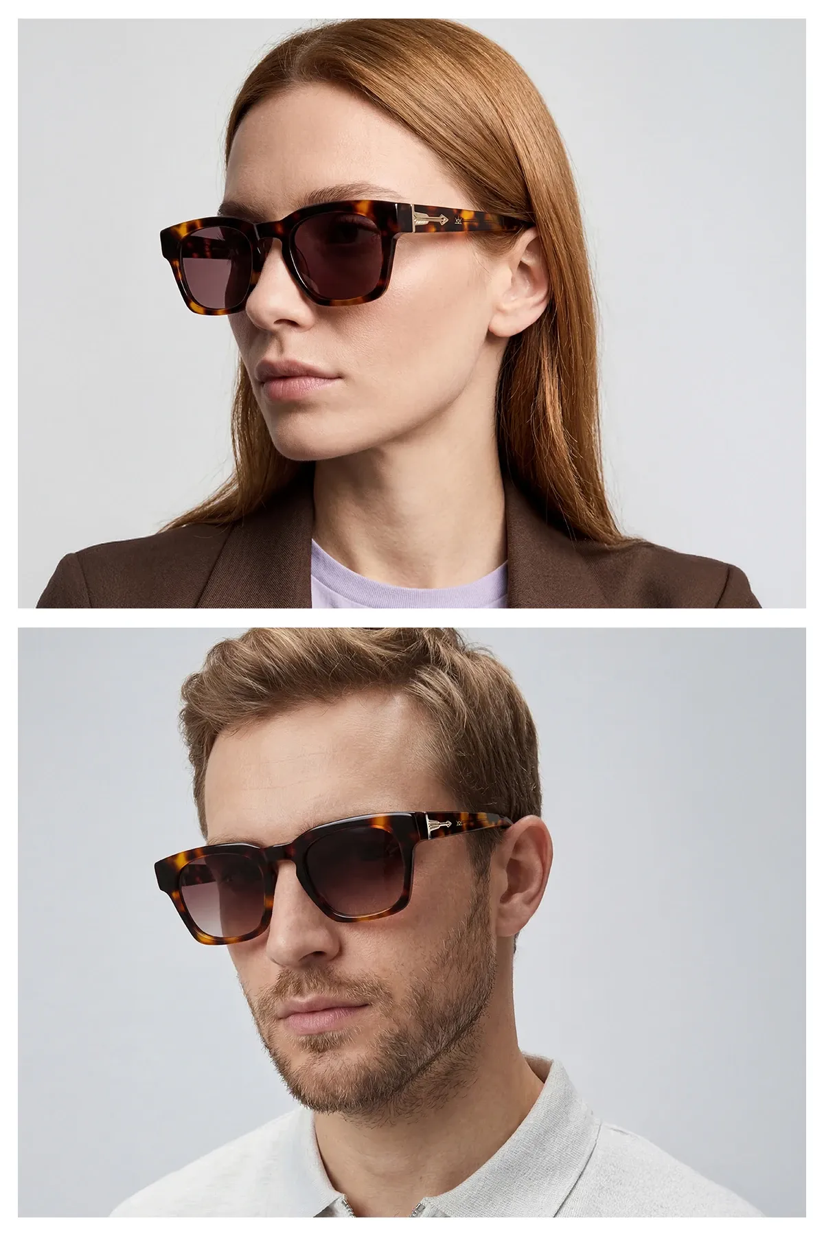 EOH4024 C2 Leopar Asetat Unisex Güneş Gözlüğü