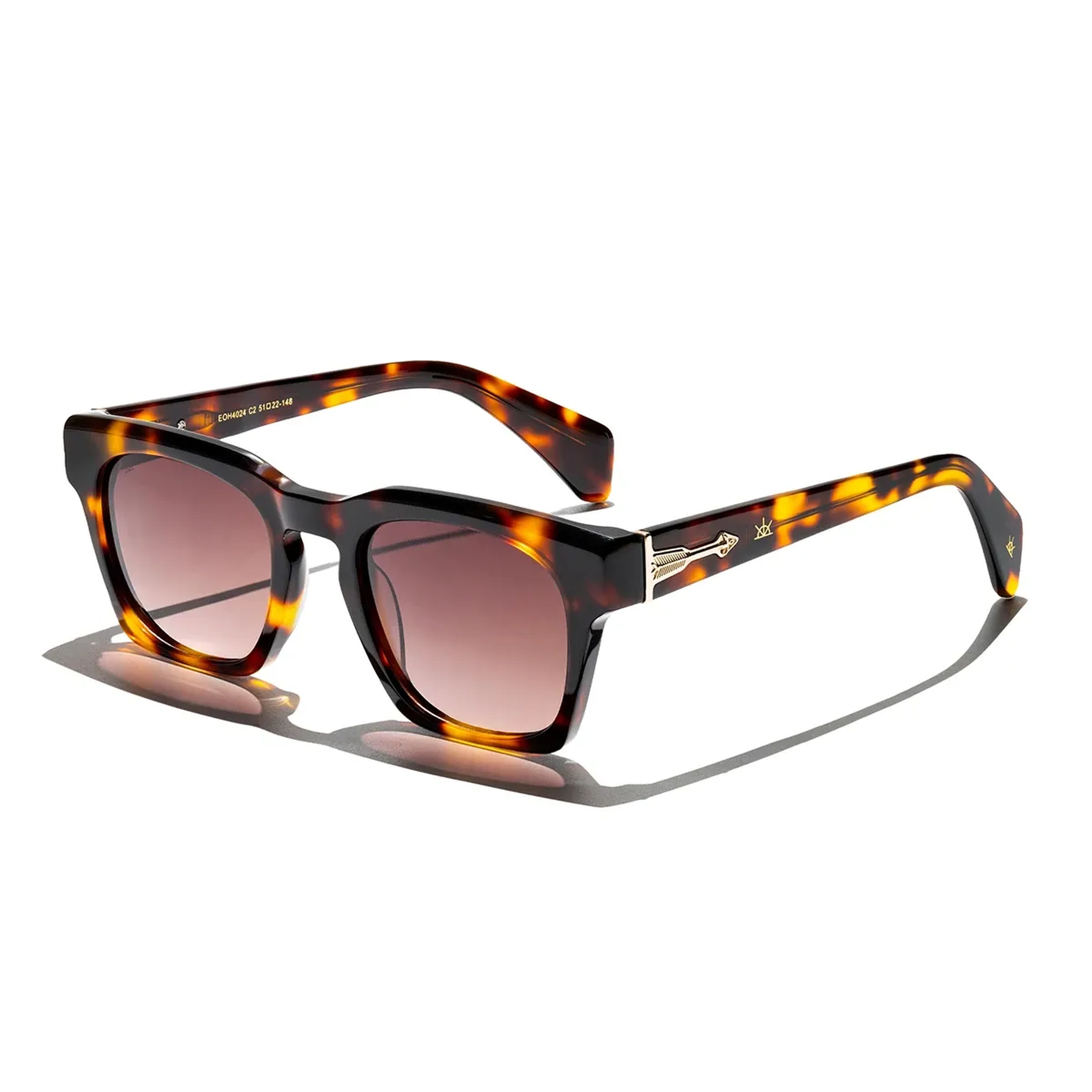 EOH4024 C2 Leopar Asetat Unisex Güneş Gözlüğü