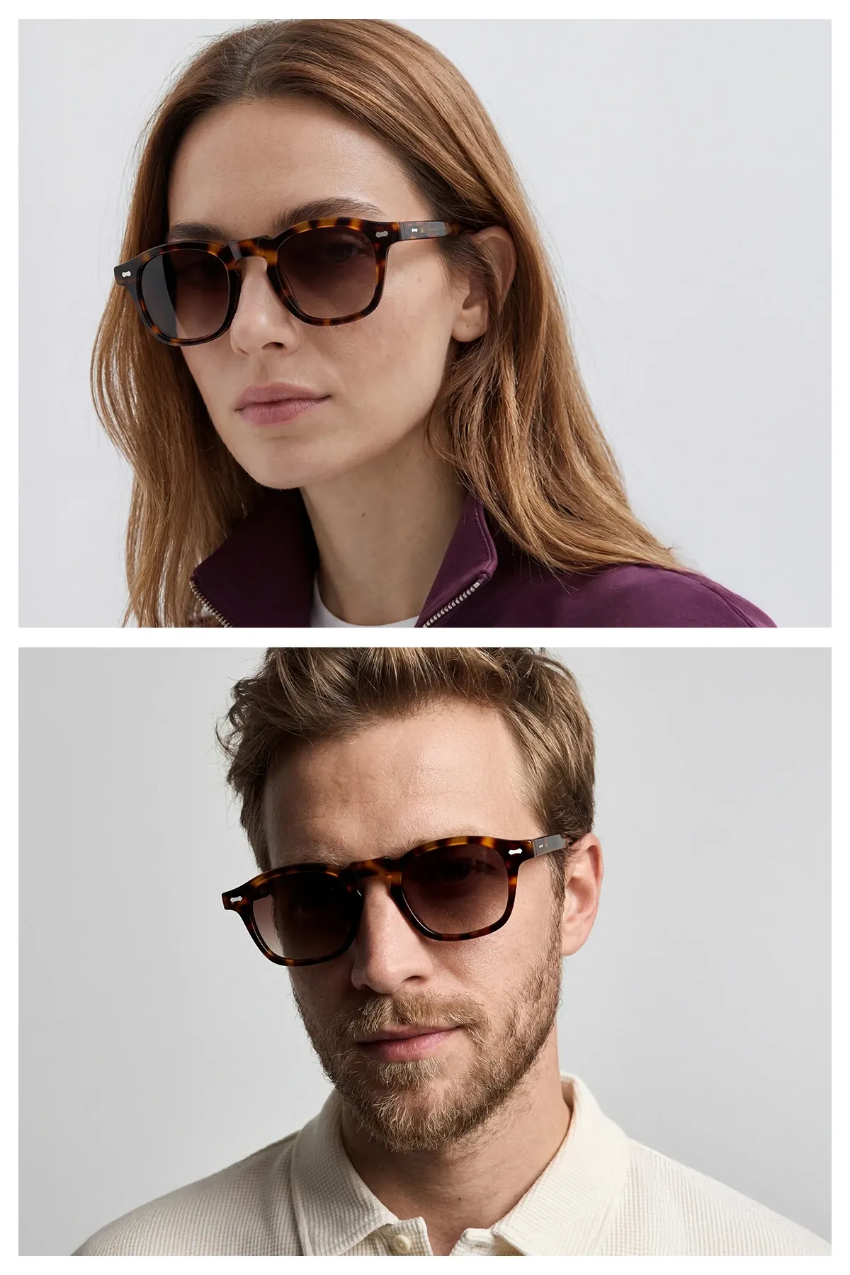 EOH4025 C2 Leopar Asetat Unisex Güneş Gözlüğü