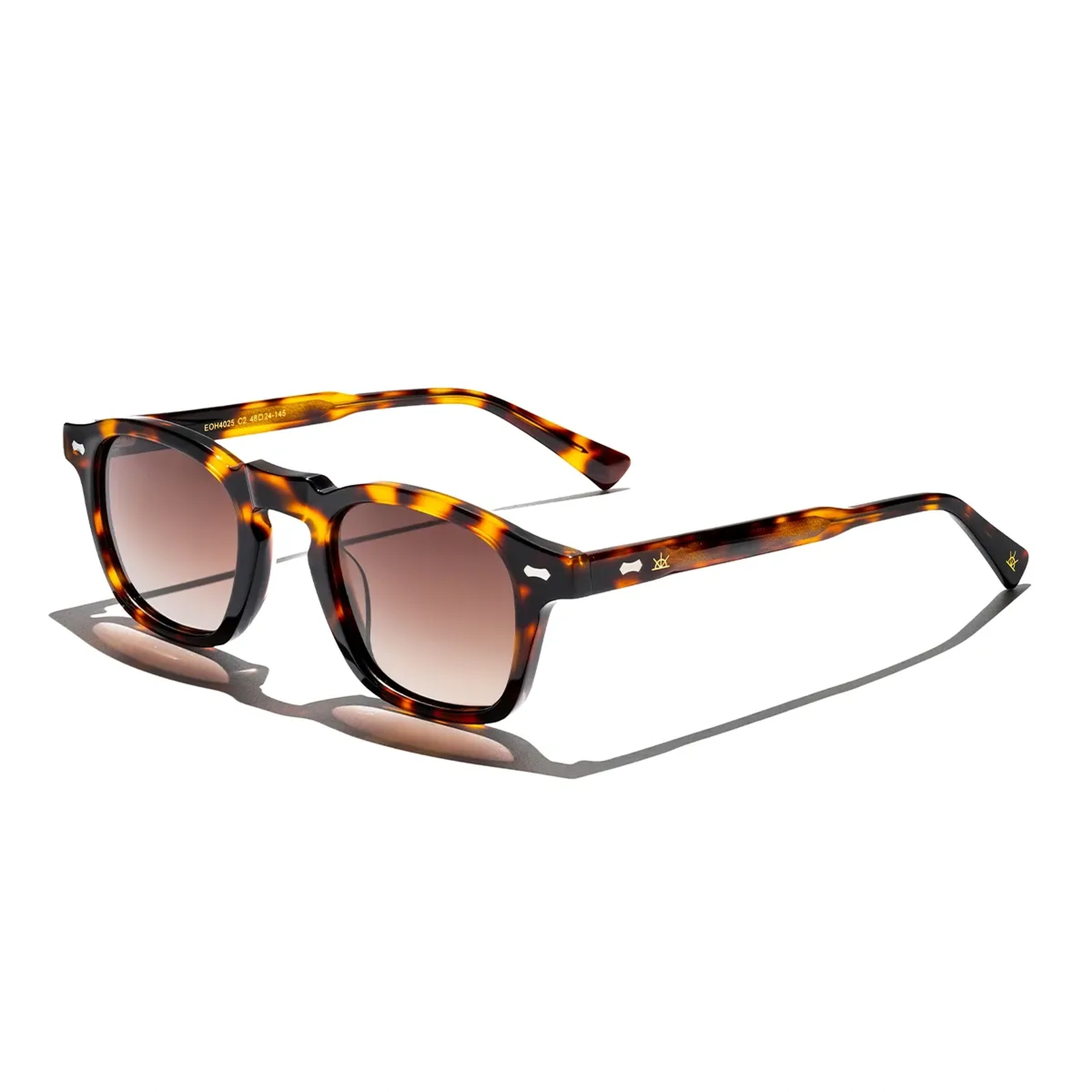 EOH4025 C2 Leopar Asetat Unisex Güneş Gözlüğü