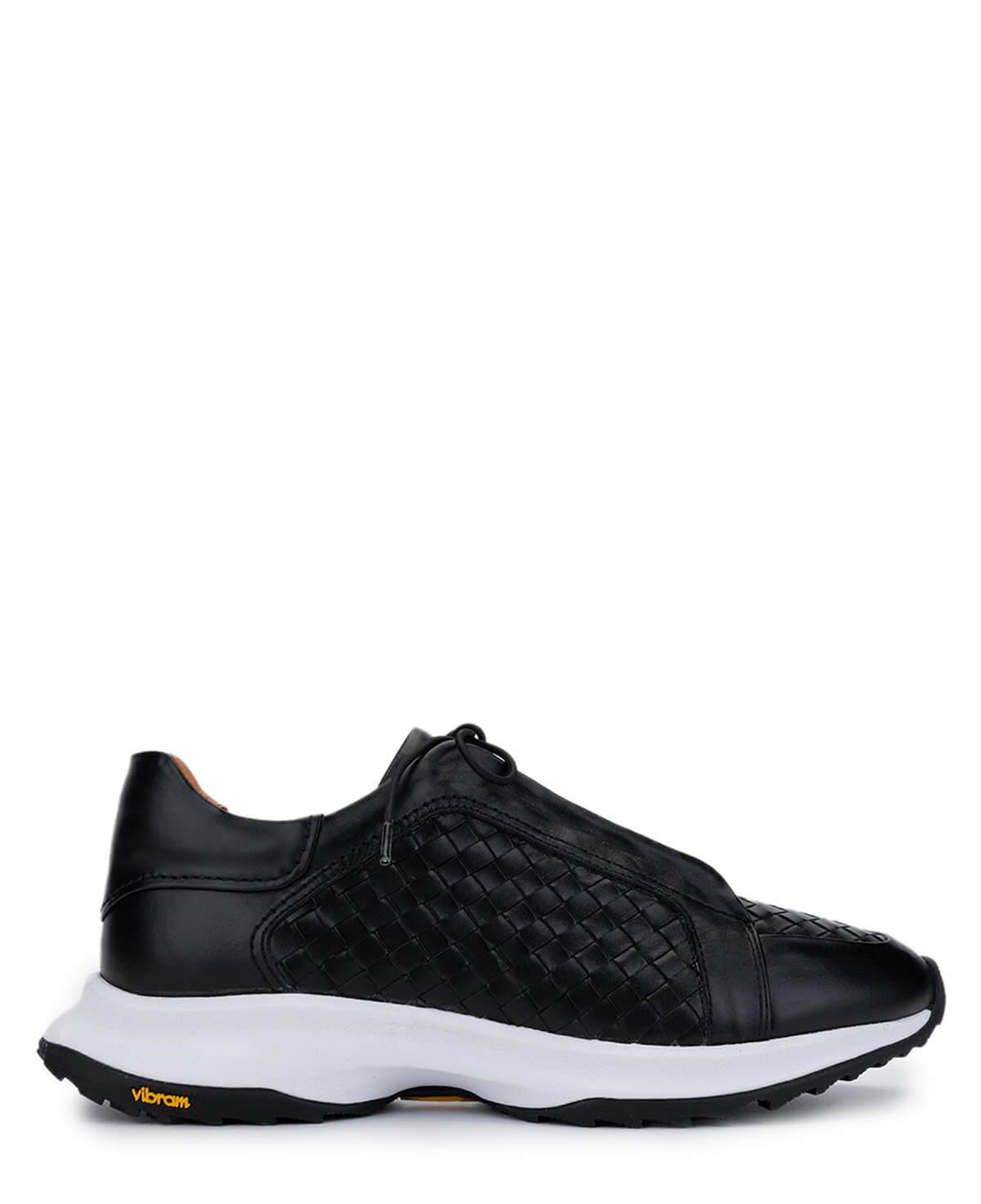 Tamer Tanca Erkek Hakiki Deri Siyah Sneakers & Spor Ayakkabı