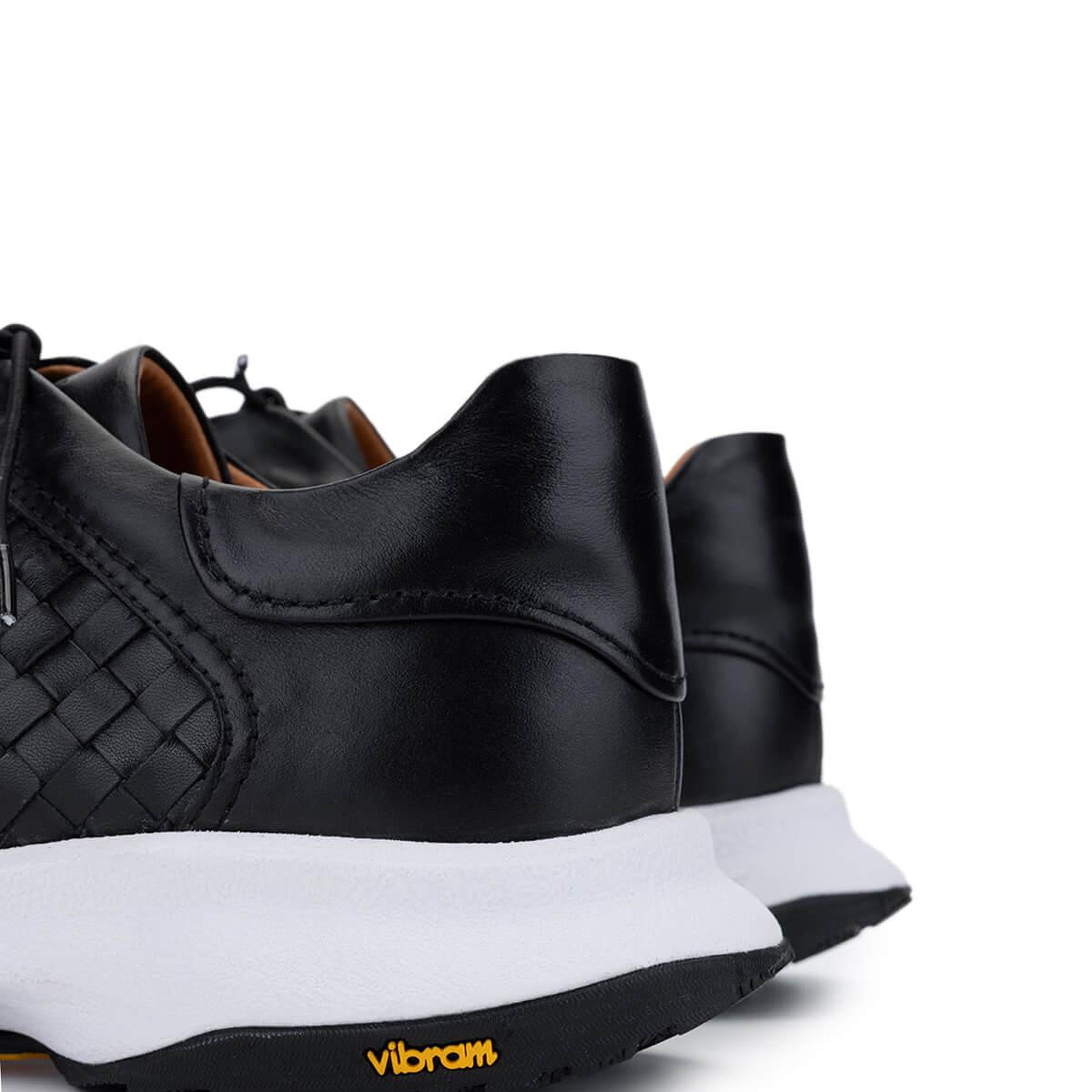 Tamer Tanca Erkek Hakiki Deri Siyah Sneakers & Spor Ayakkabı