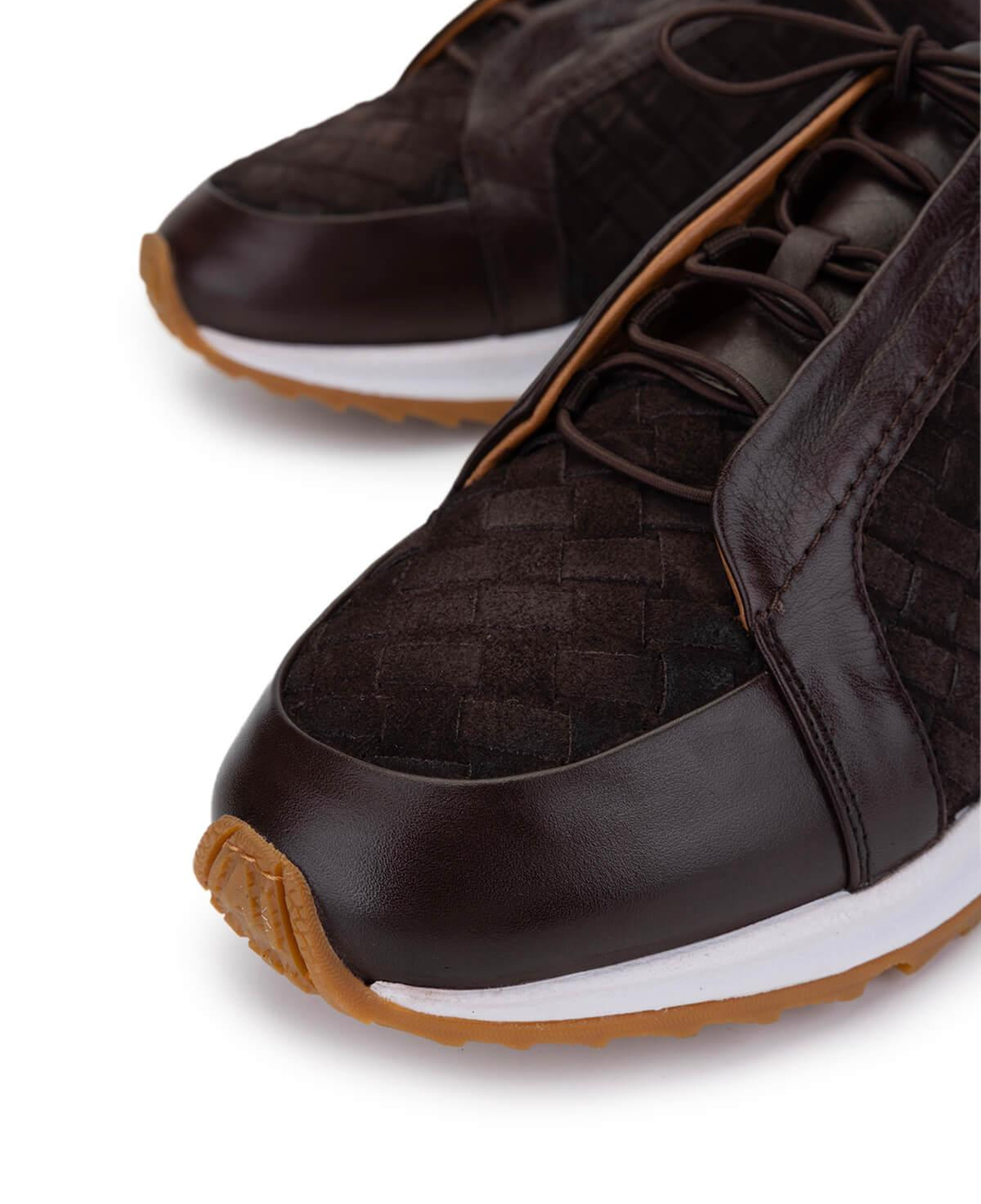 Tamer Tanca Erkek Hakiki Deri Kahverengi Sneakers & Spor Ayakkabı