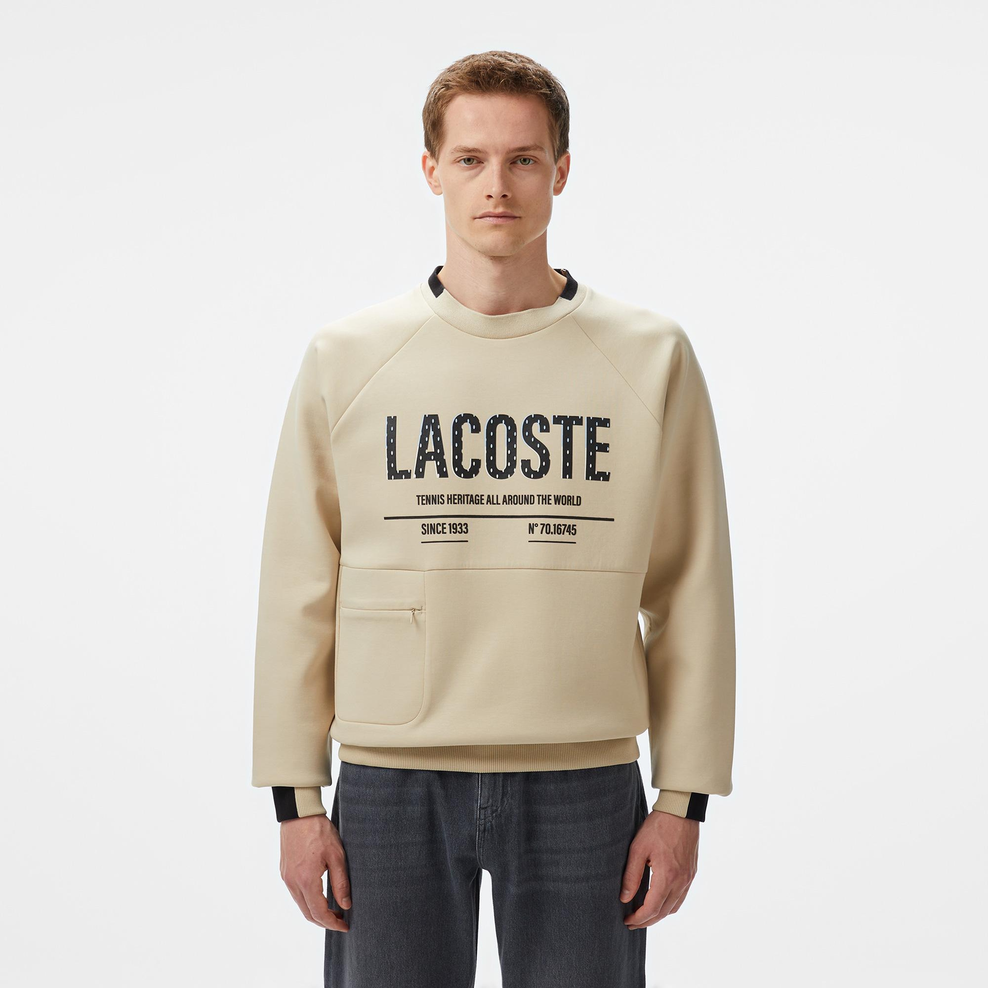 Lacoste Erkek Gri Sweatshirt
