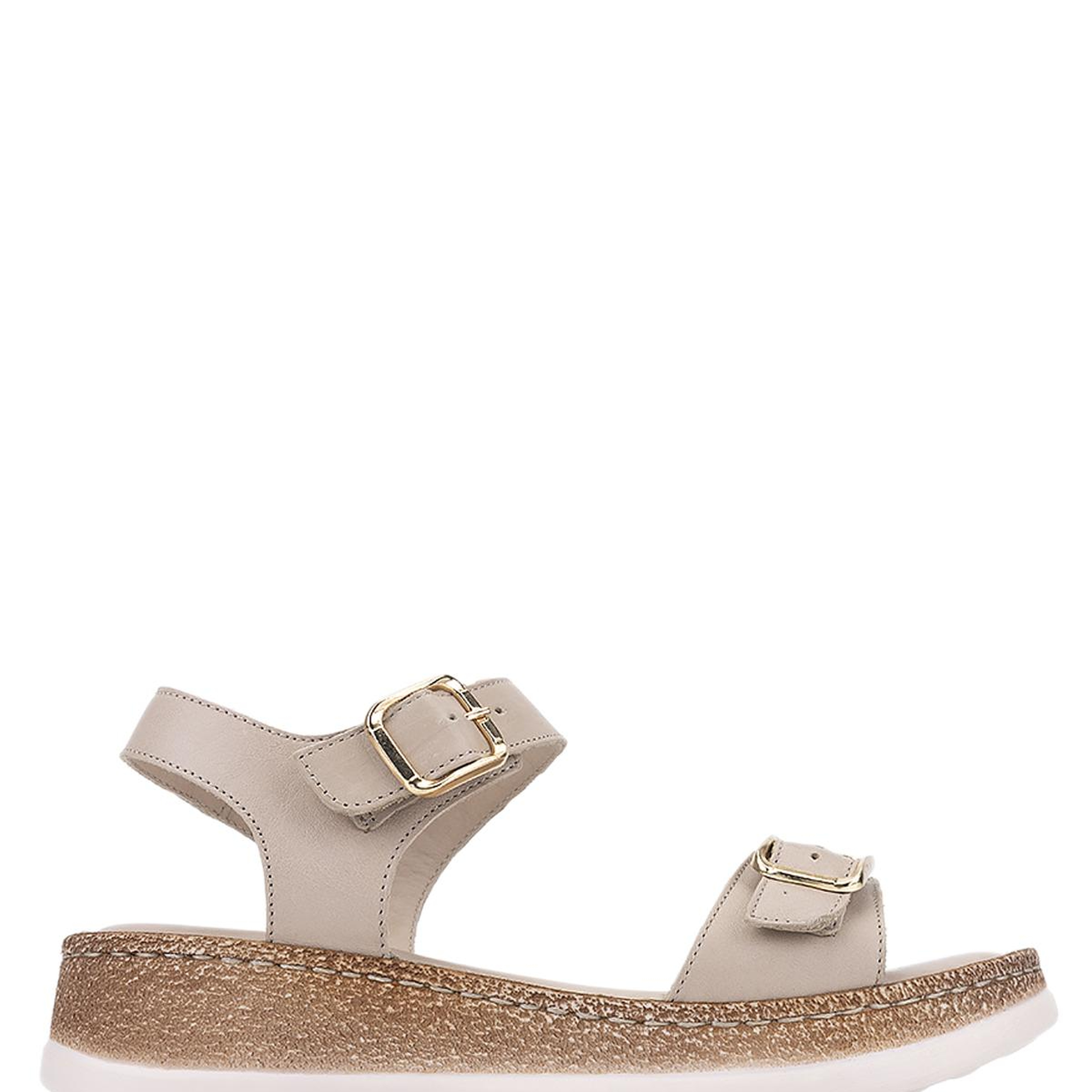 Tamer Tanca Kadın Bej Comfort Sandalet