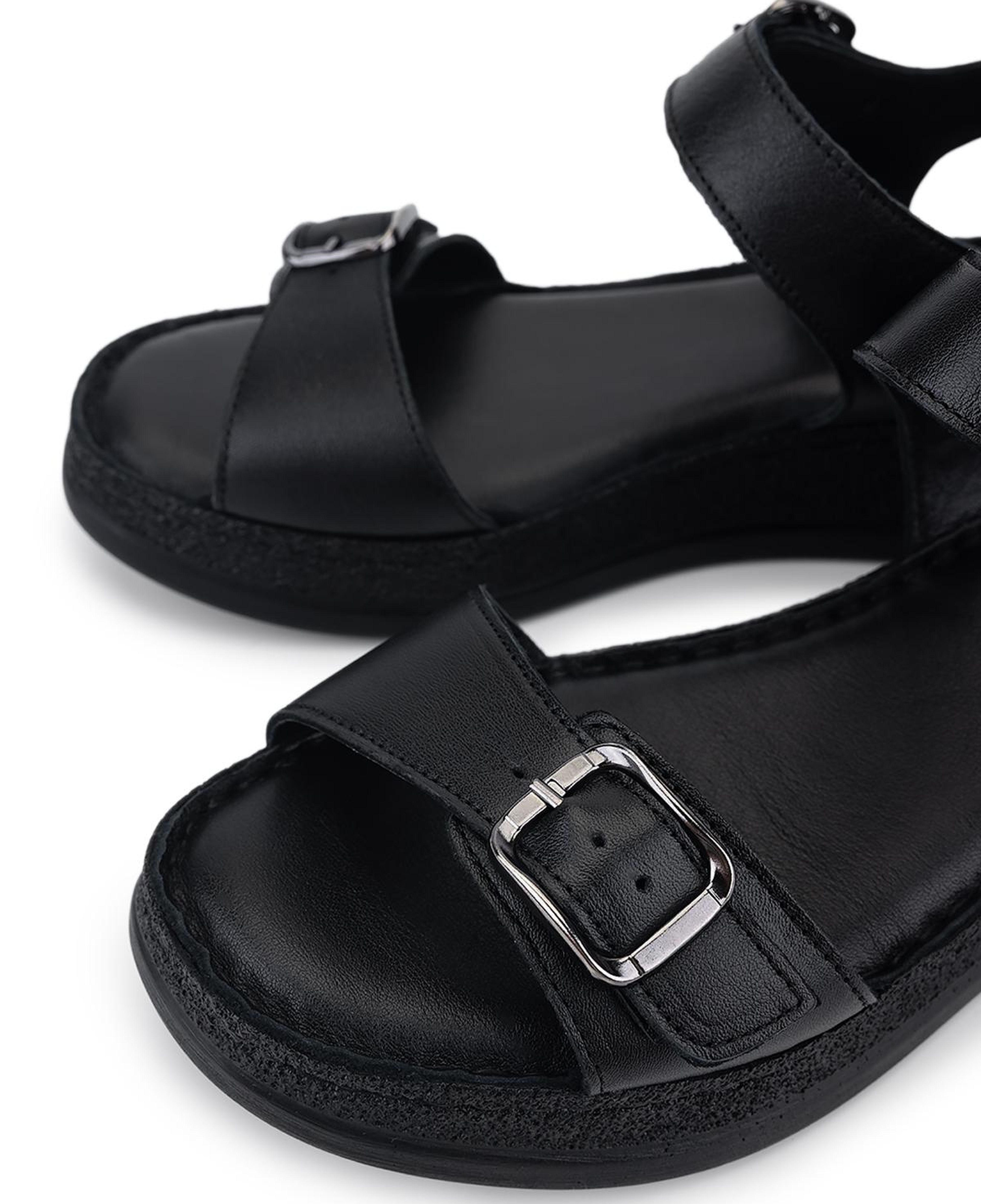 Tamer Tanca Kadın Siyah Comfort Sandalet