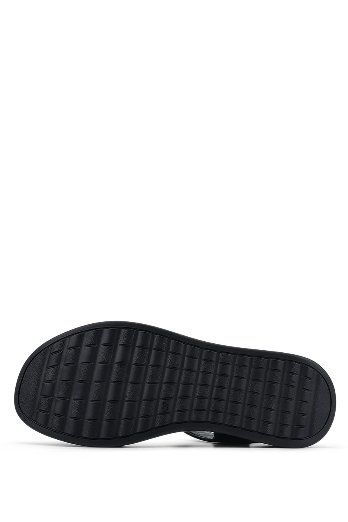 Tamer Tanca Kadın Siyah Comfort Sandalet