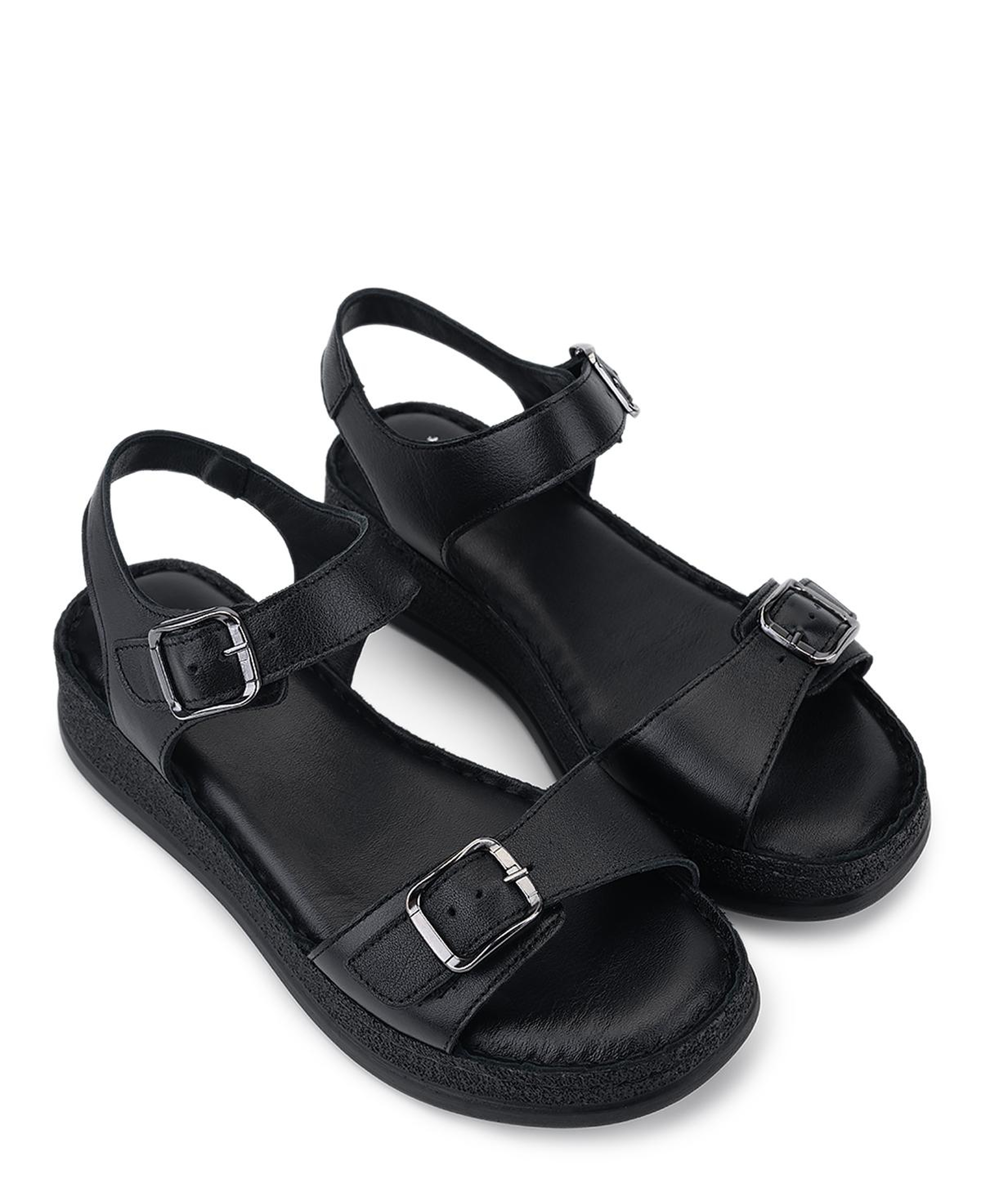 Tamer Tanca Kadın Siyah Comfort Sandalet