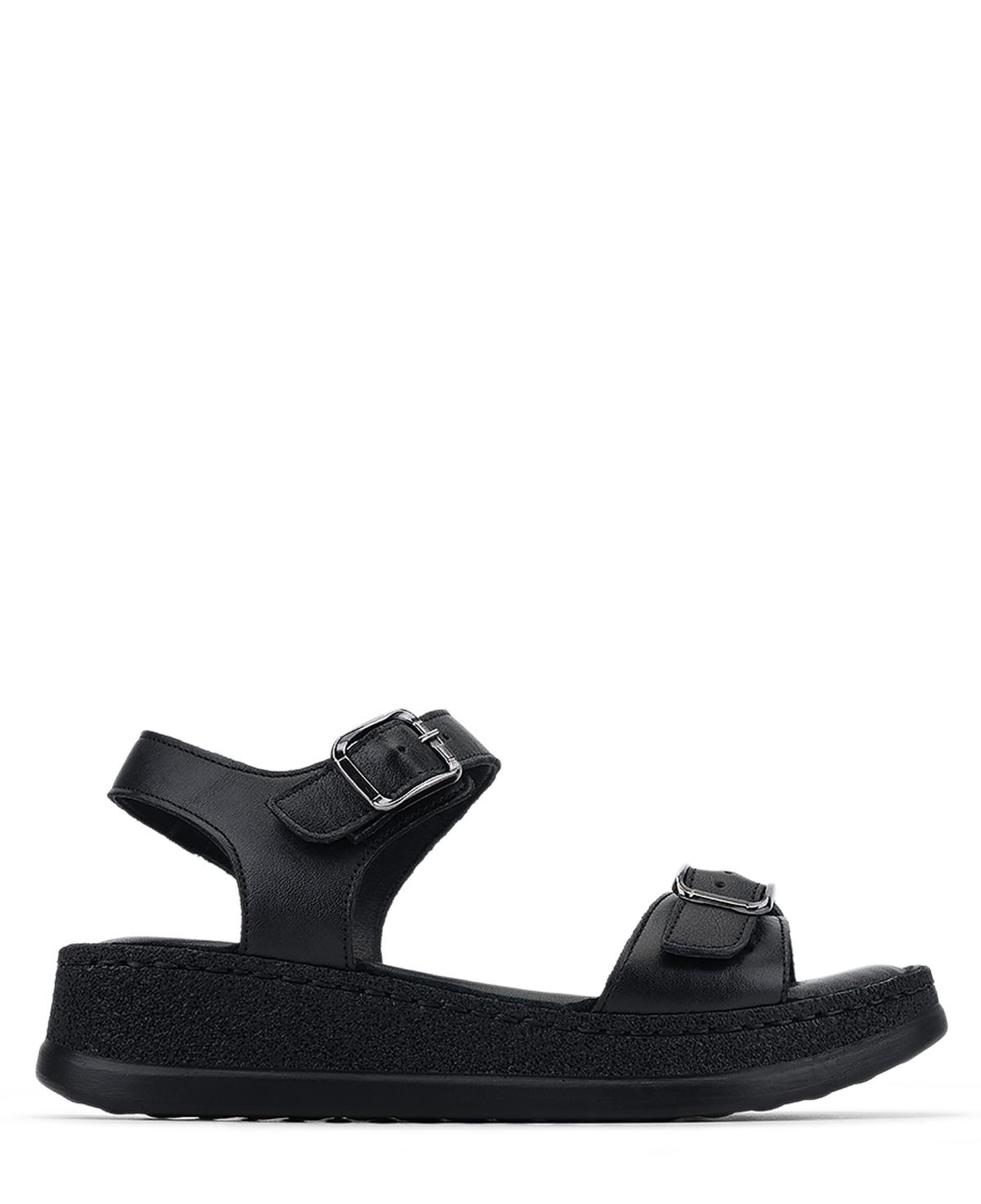 Tamer Tanca Kadın Siyah Comfort Sandalet