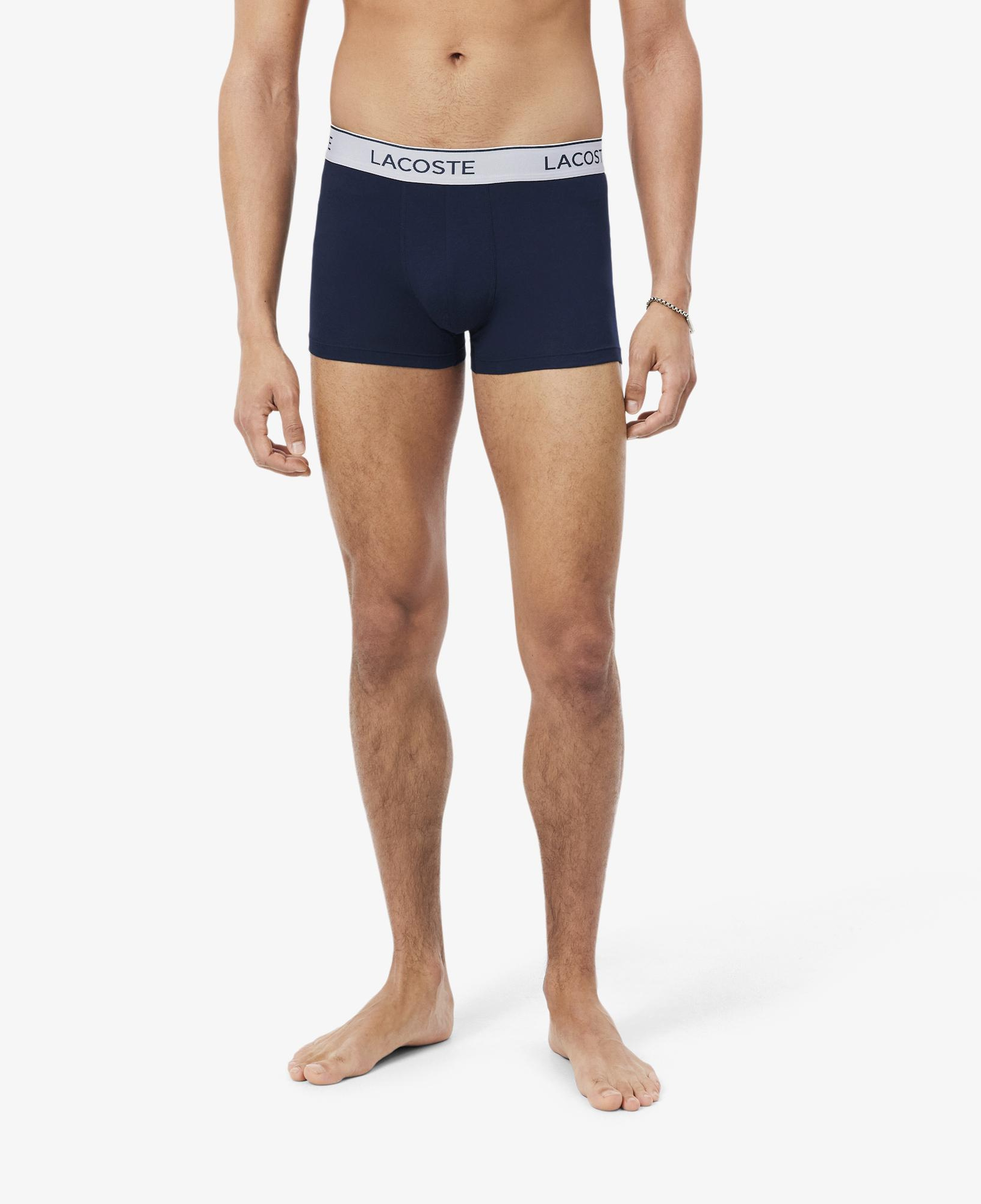 Erkek Regular Fit 3'lü Lacivert Boxer