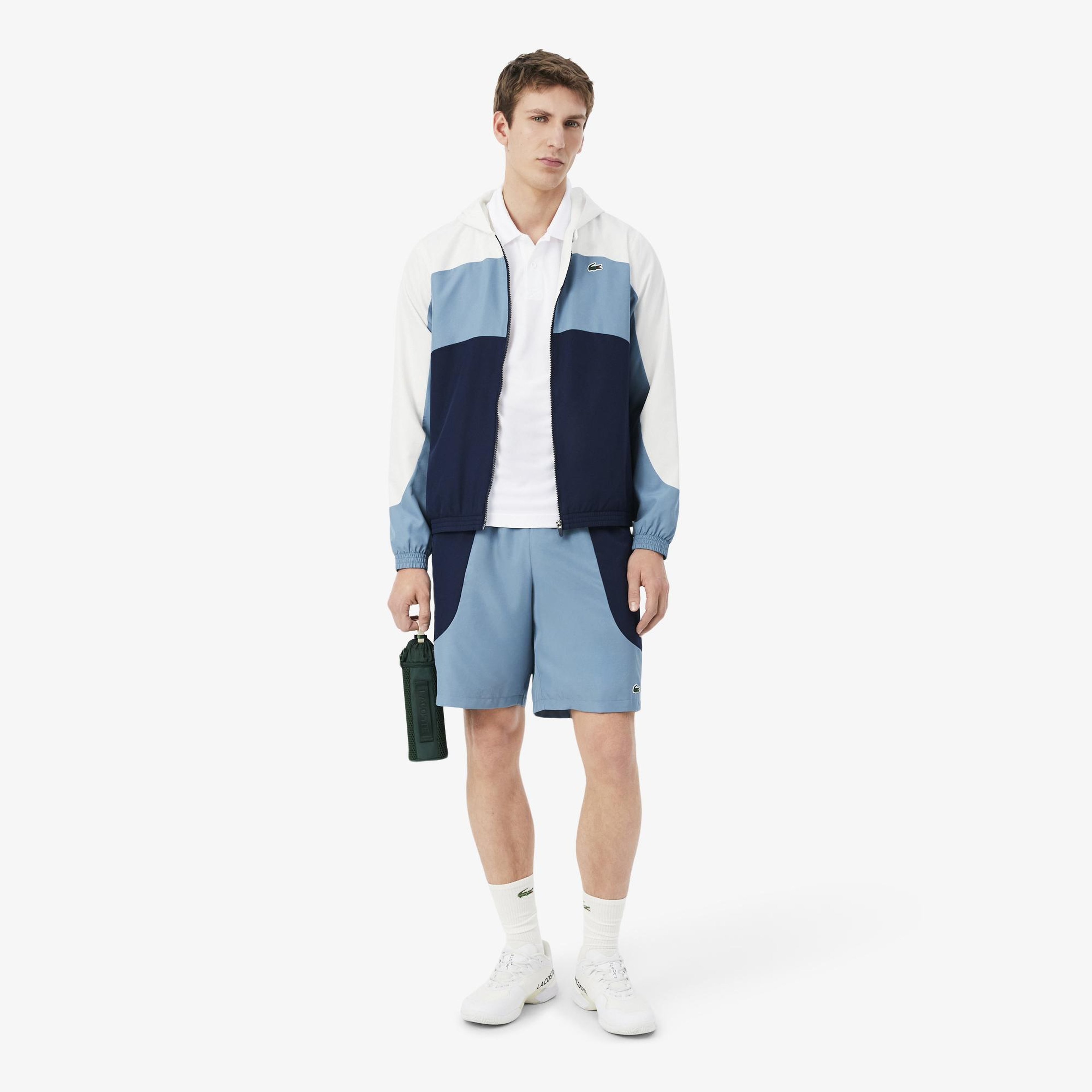 SPORT Erkek Regular Fit Renk Bloklu Beyaz Polo