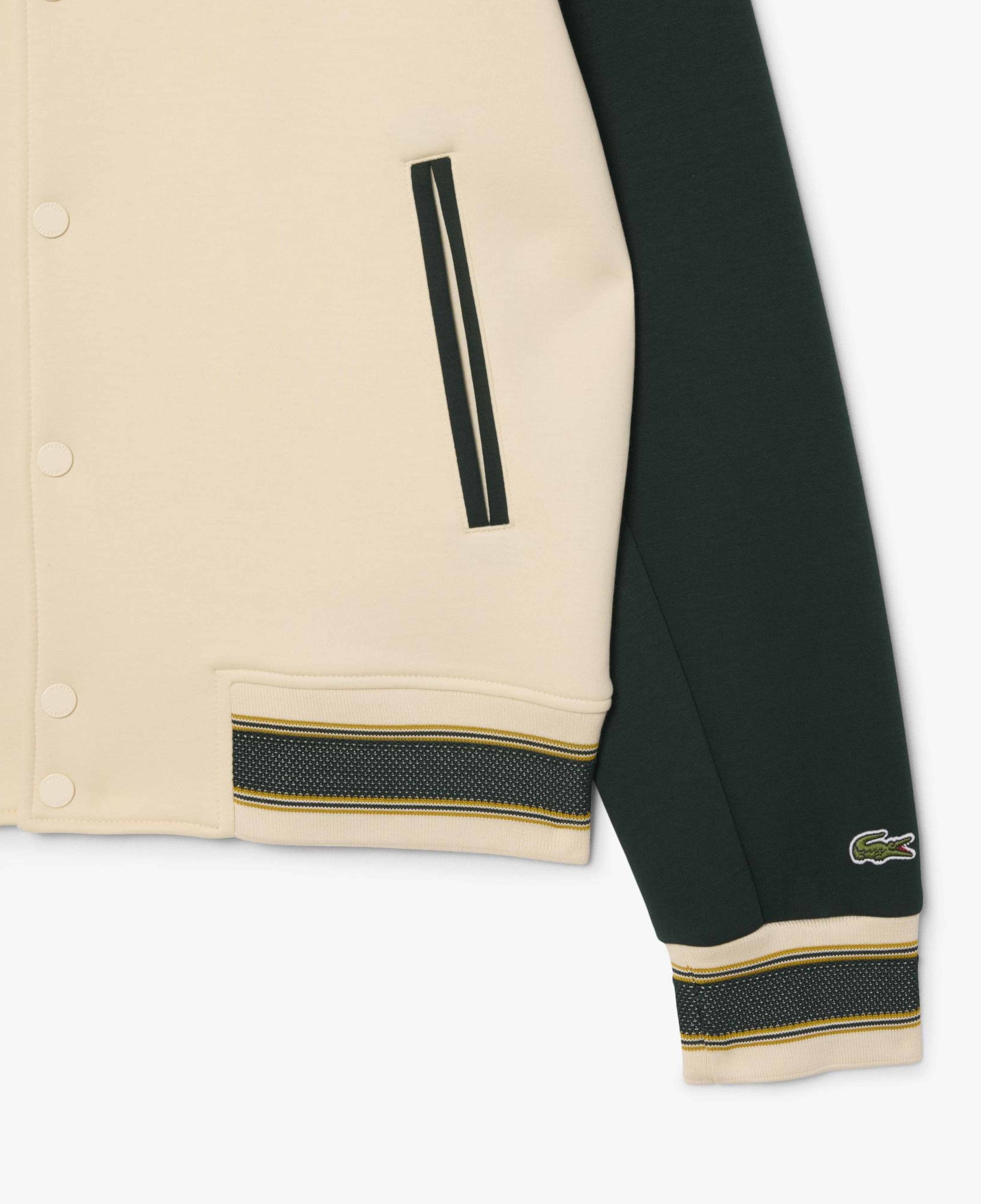 Erkek Classic Fit Renk Bloklu Bej Ceket