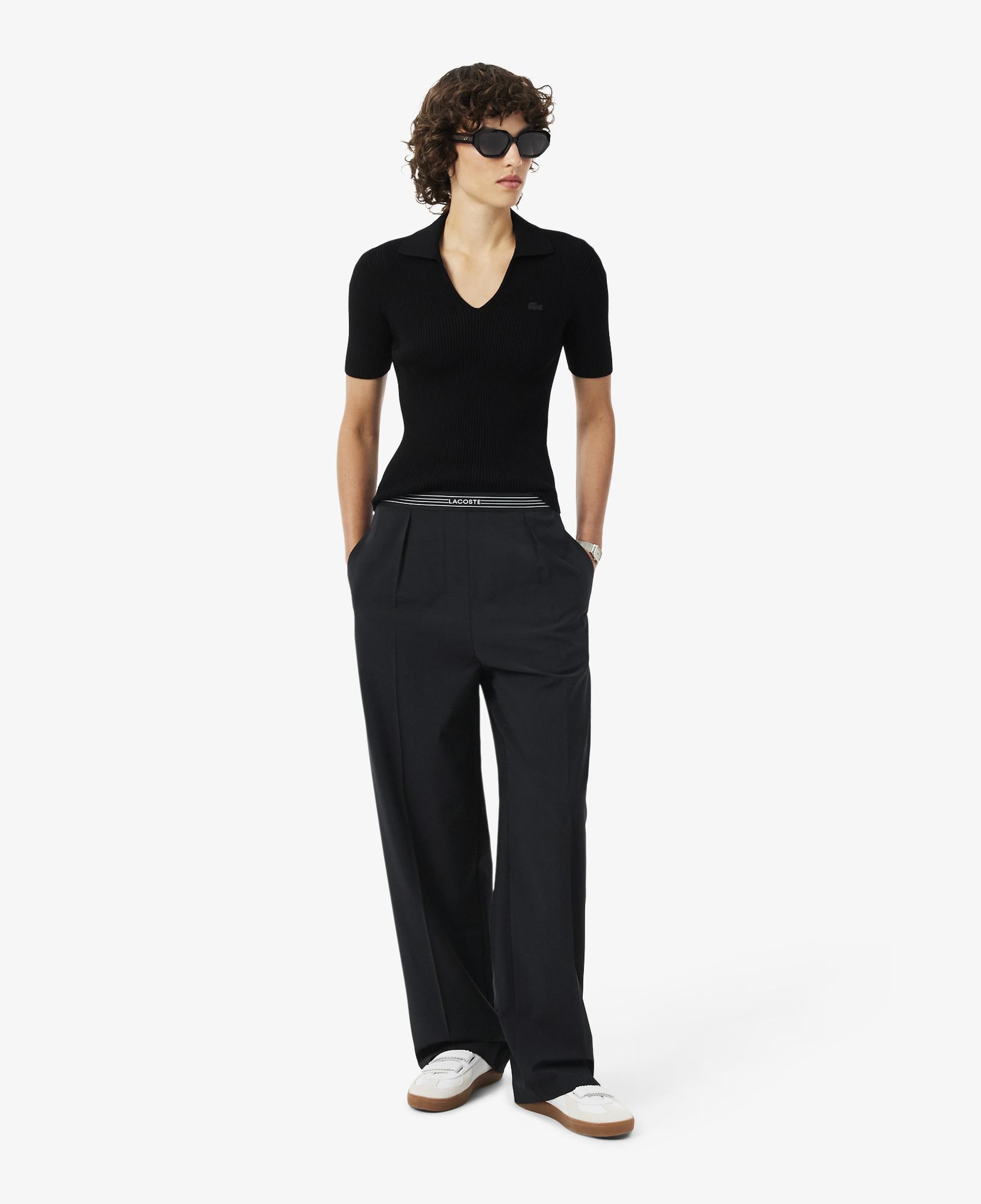 Kadın Oversize Fit Siyah Pantolon