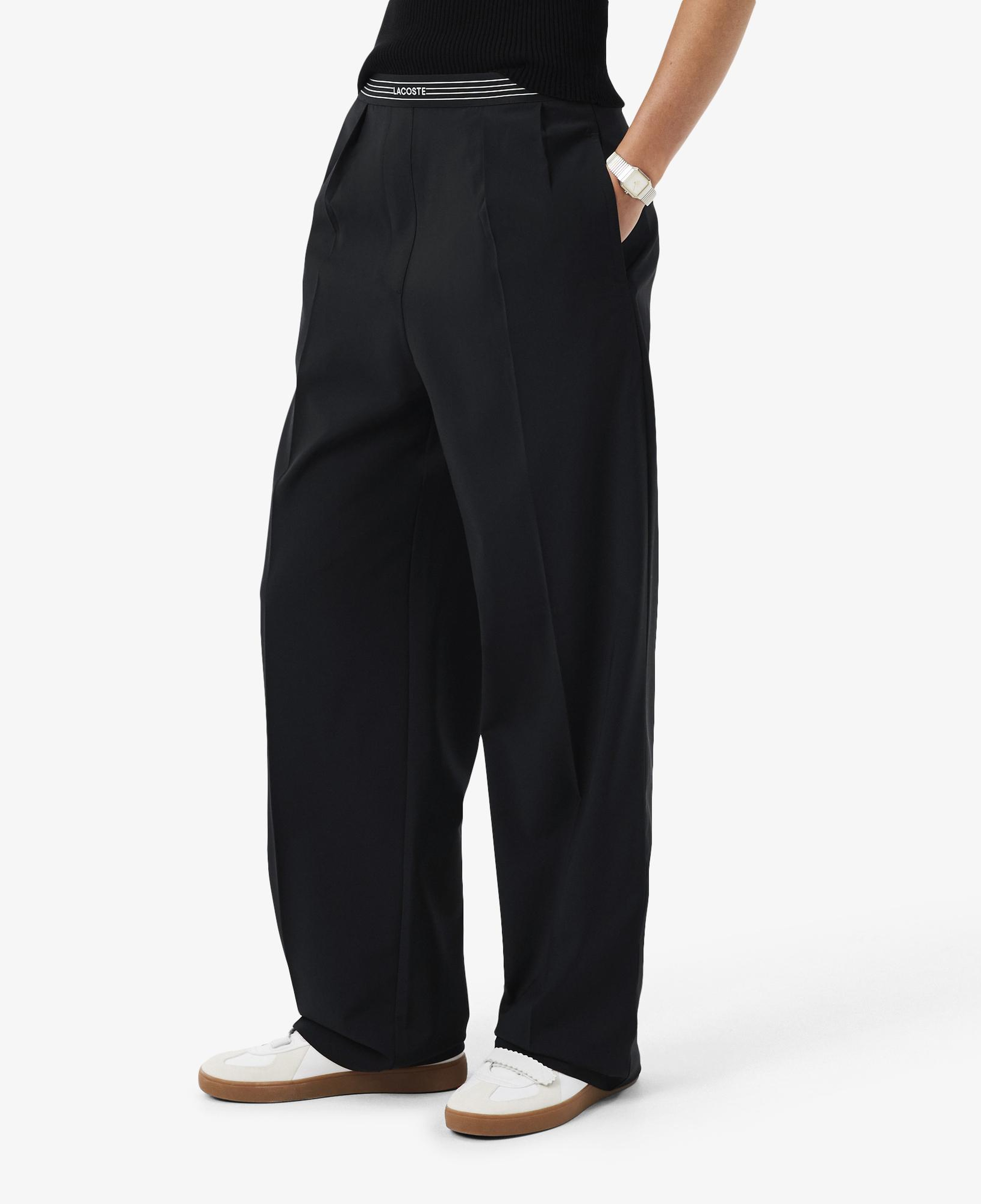 Kadın Oversize Fit Siyah Pantolon