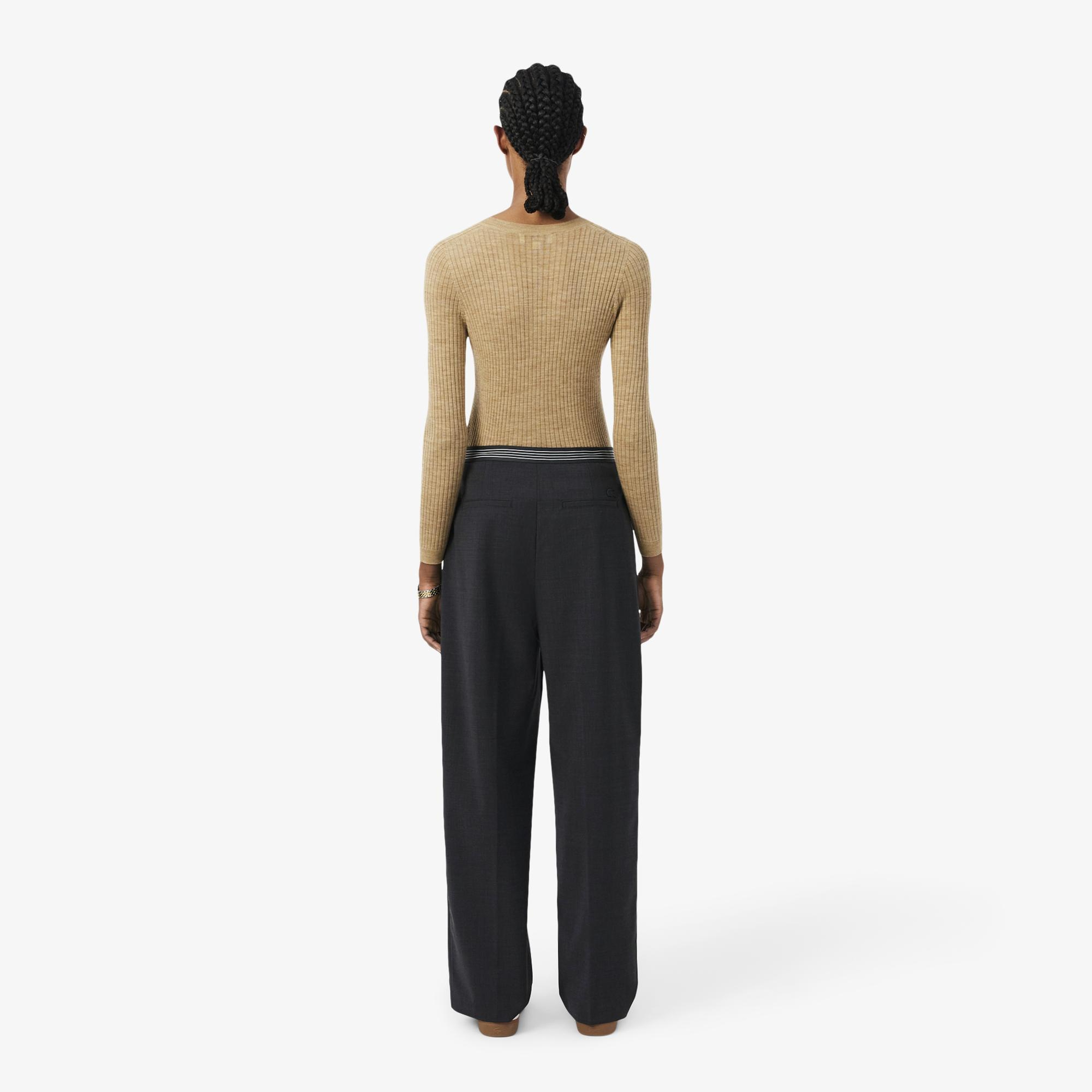 Kadın Oversize Fit Lacivert Pantolon