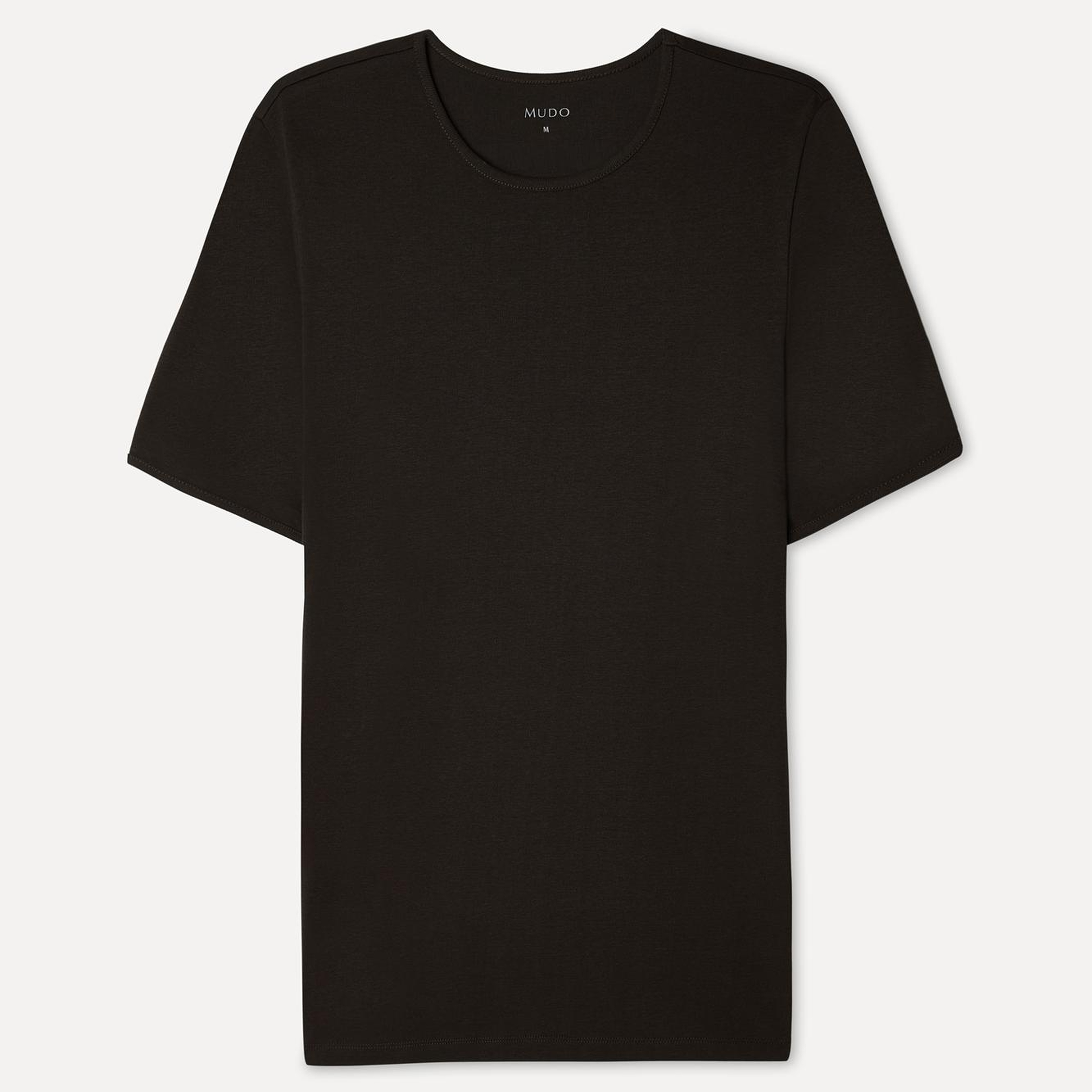 Erkek Kahverengi Bisiklet Yaka T-Shirt