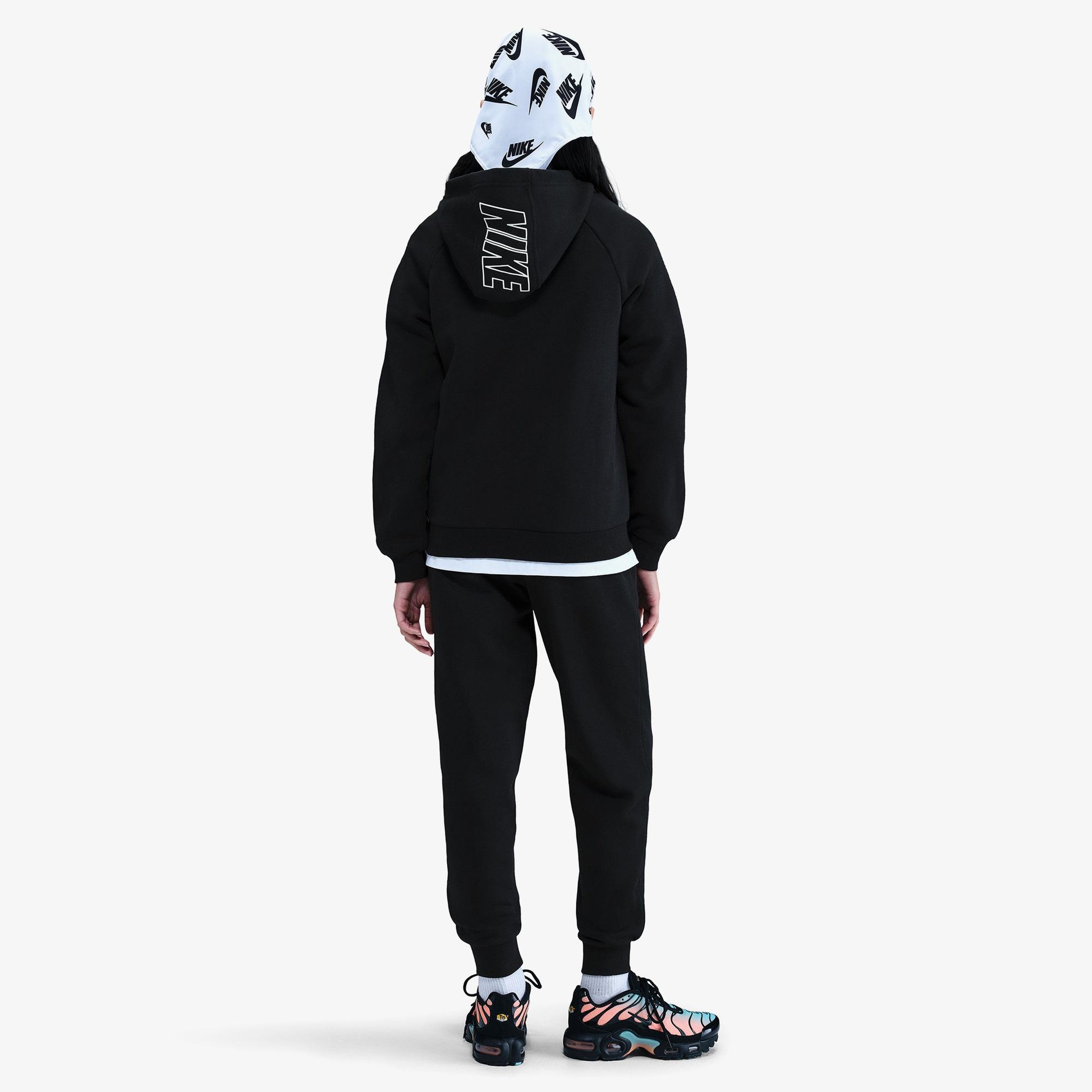 Nike Sportswear Club Fleece Çocuk Siyah Eşofman Takımı