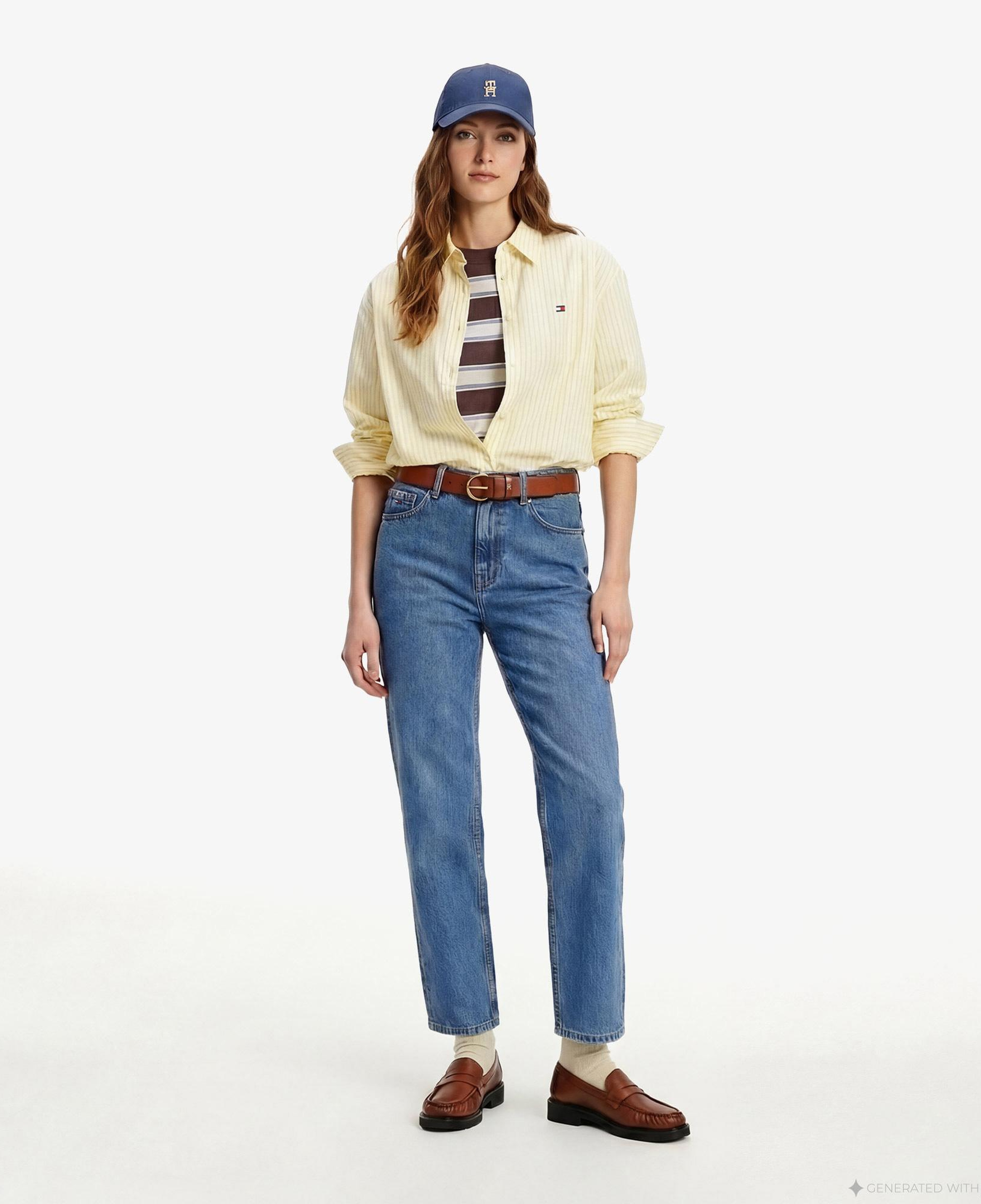 Tommy Hilfiger Authentic Wash Kadın Mavi Jean