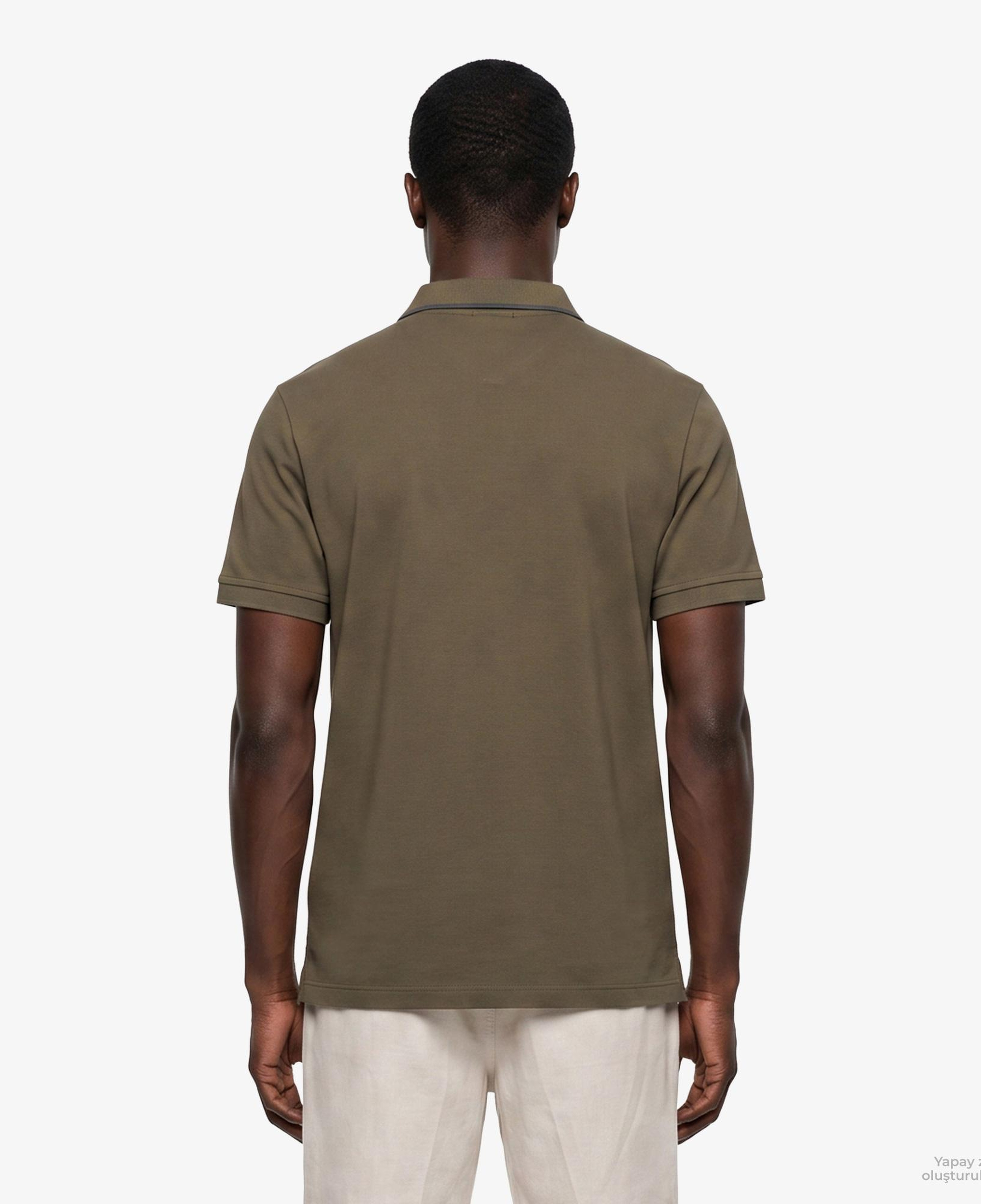 Calvin Klein Refined Pique Tipped Classic Erkek Sarı Polo