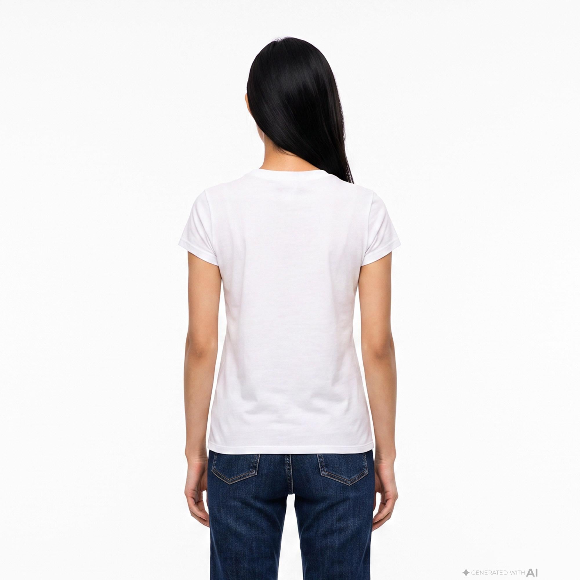 Tommy Hilfiger Corp Logo Kadın Beyaz Crop T-Shirt