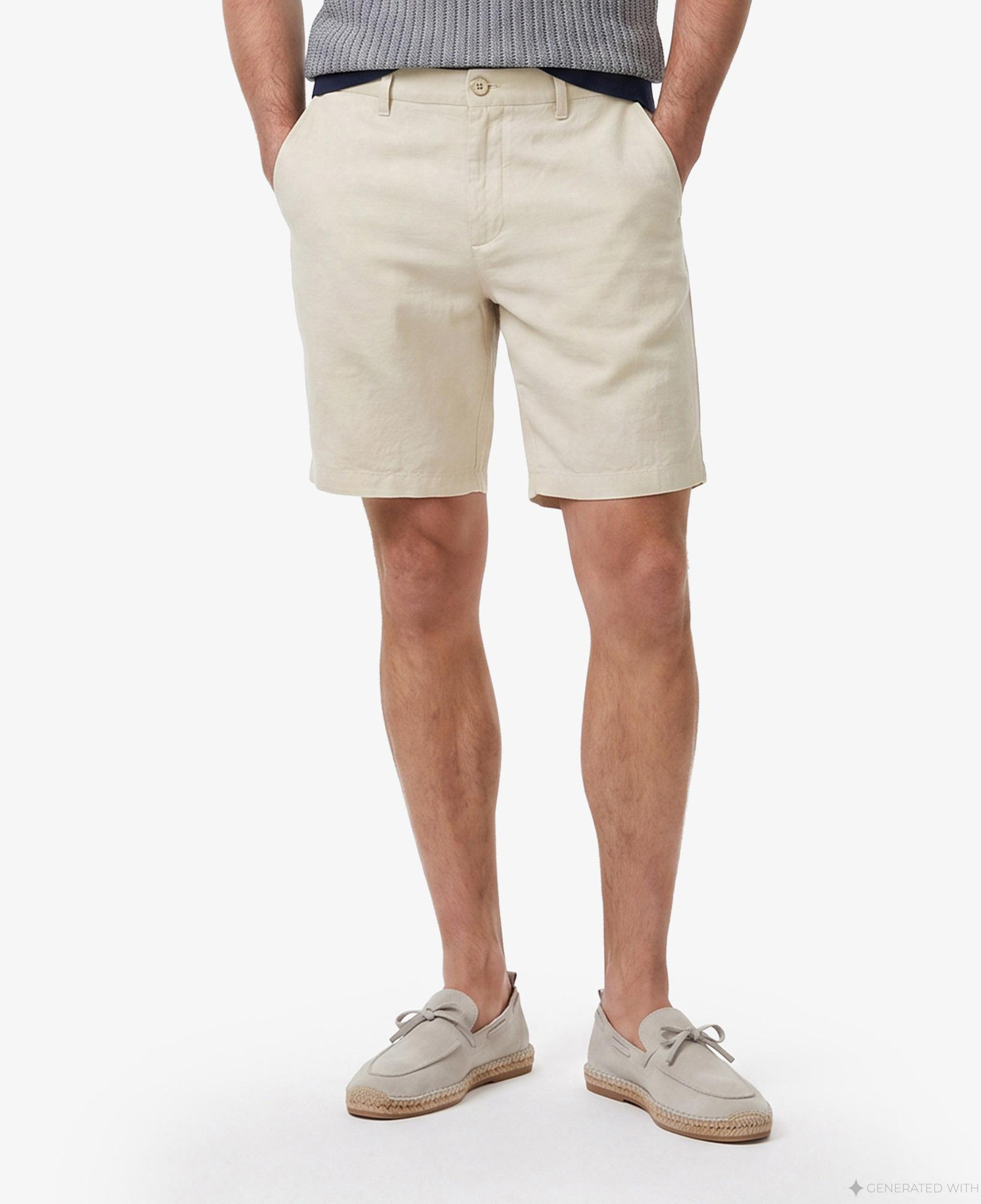 Nautica Erkek Bej Slim Fit Şort
