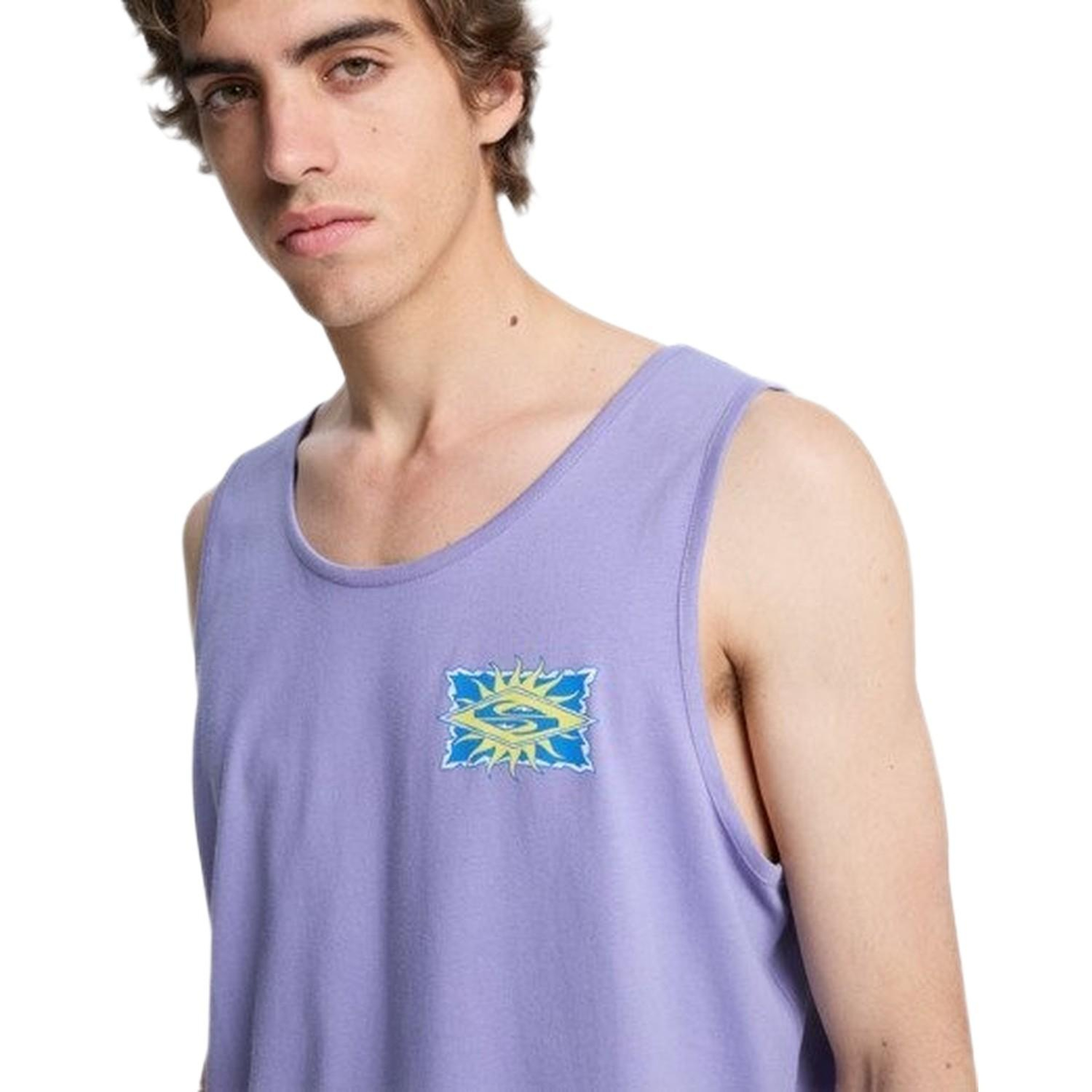 Quiksilver Ev Starfish Sta Erkek Mor Tişört