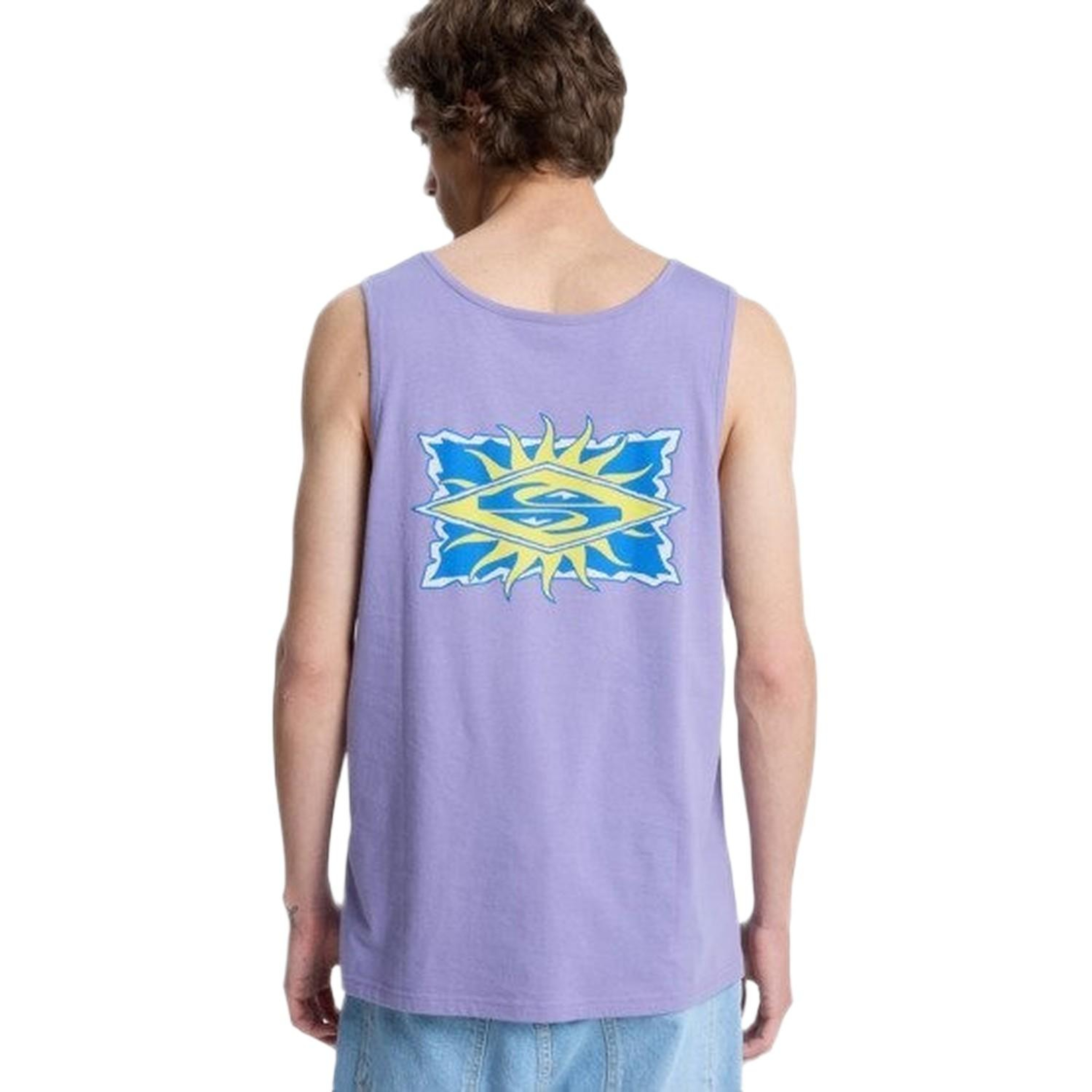 Quiksilver Ev Starfish Sta Erkek Mor Tişört