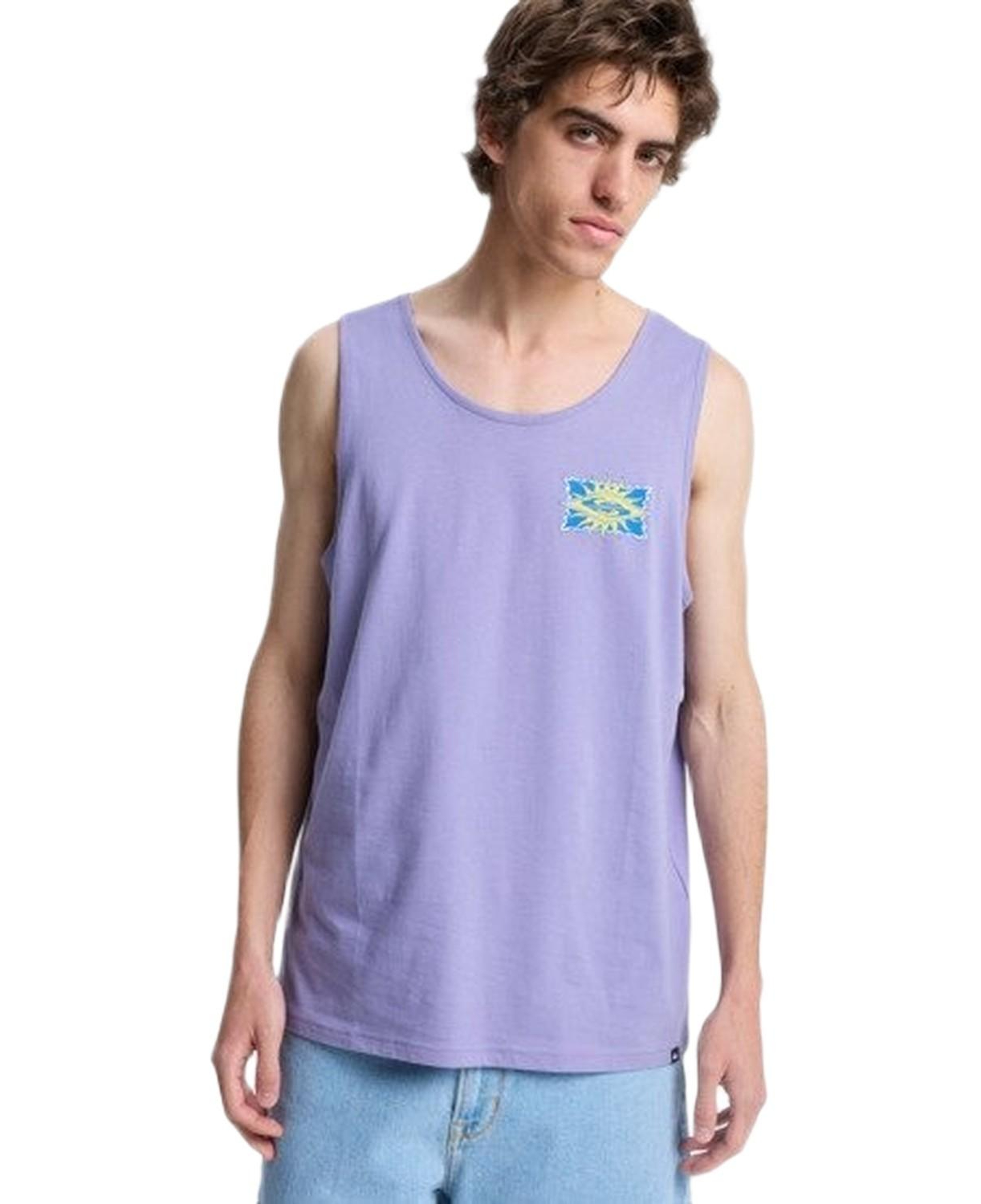 Quiksilver Ev Starfish Sta Erkek Mor Tişört