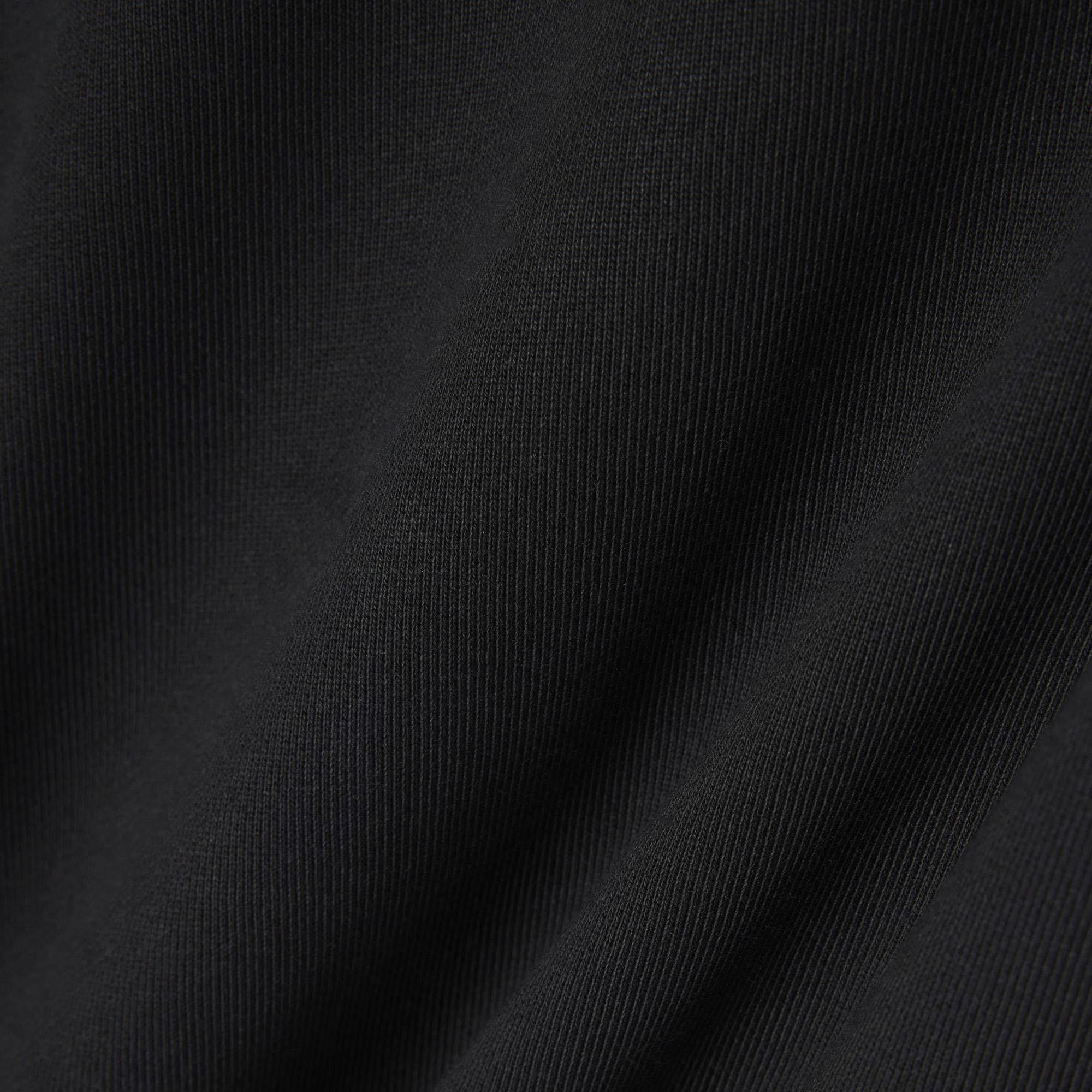 Kadın Relaxed Fit Bisiklet Yaka Siyah Sweatshirt
