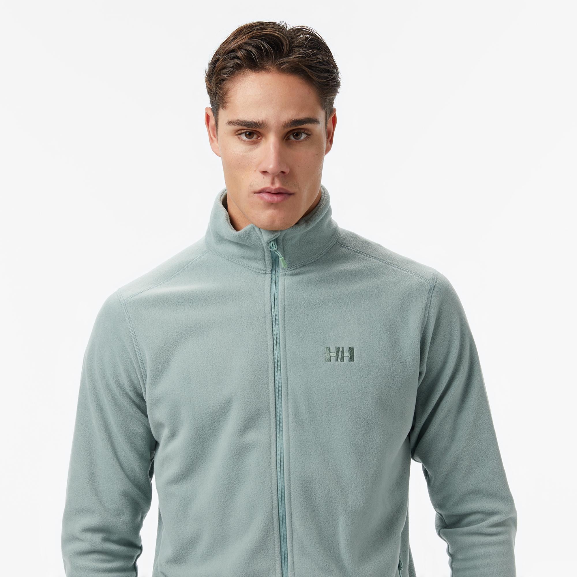 Helly Hansen Fullzip Erkek Yeşil Outdoor Polar Mont