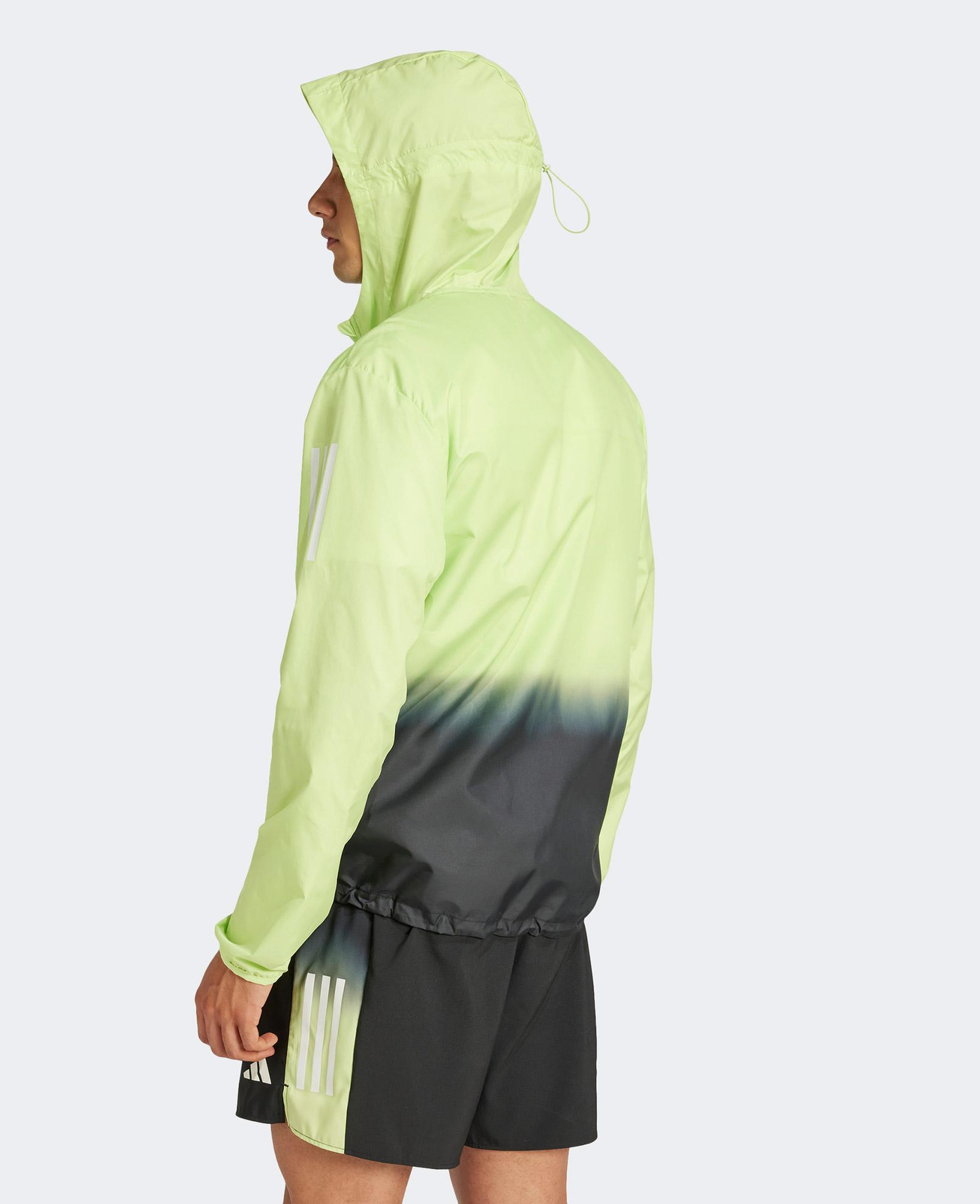 adidas Own the Run Colorblock Erkek Yeşil Ceket